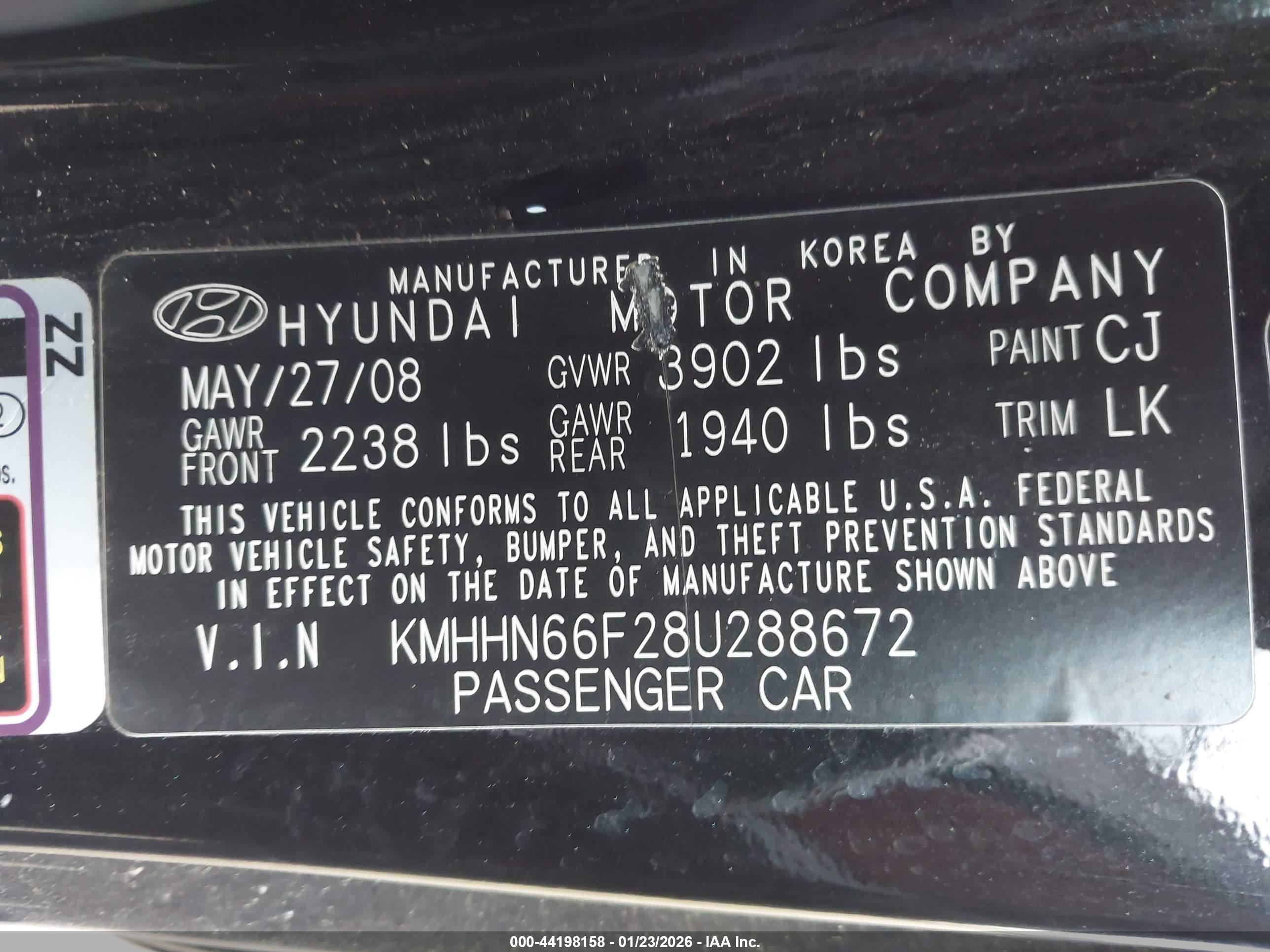 HYUNDAI TIBURON image 9