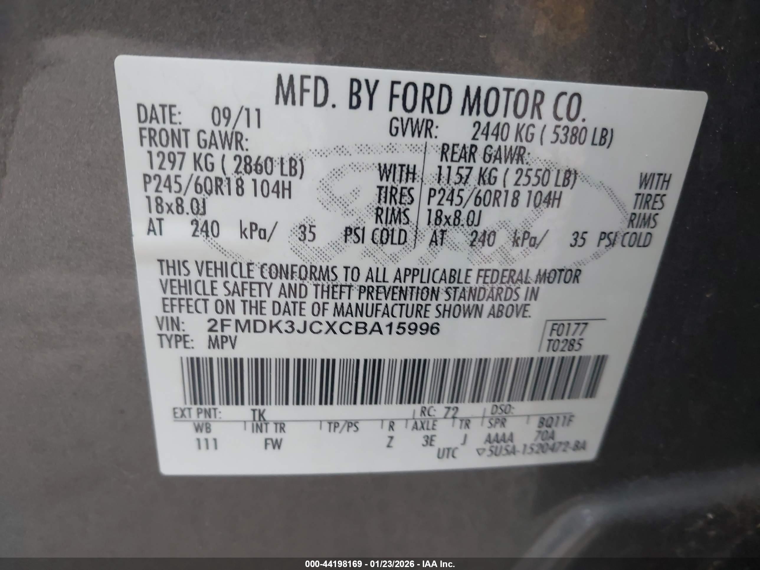 FORD EDGE image 9