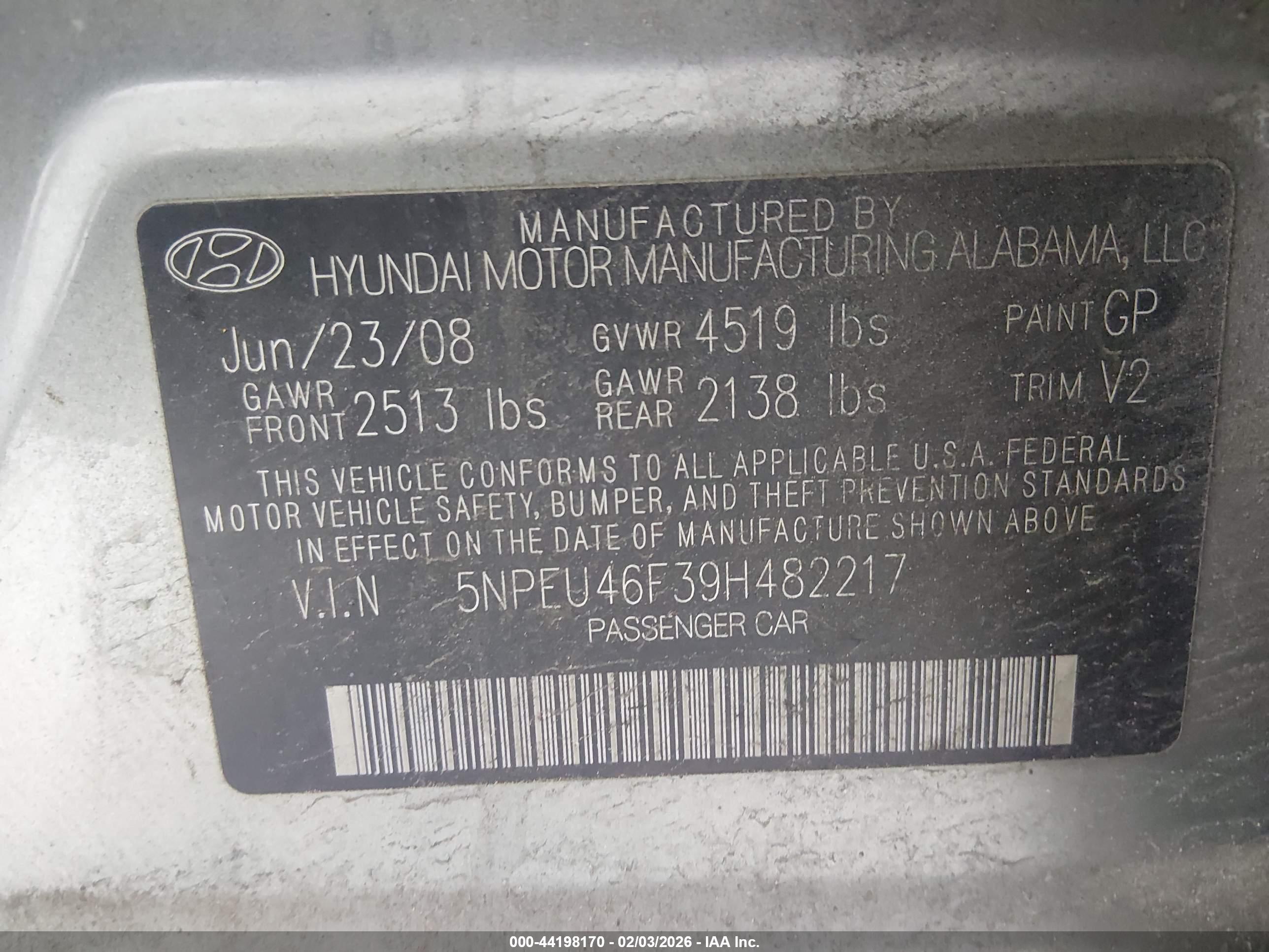 HYUNDAI SONATA image 9