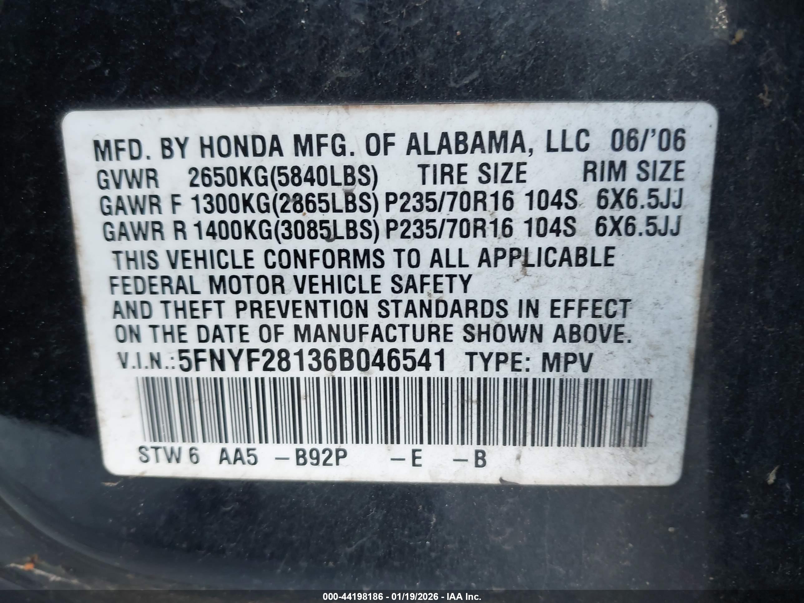 HONDA PILOT image 9