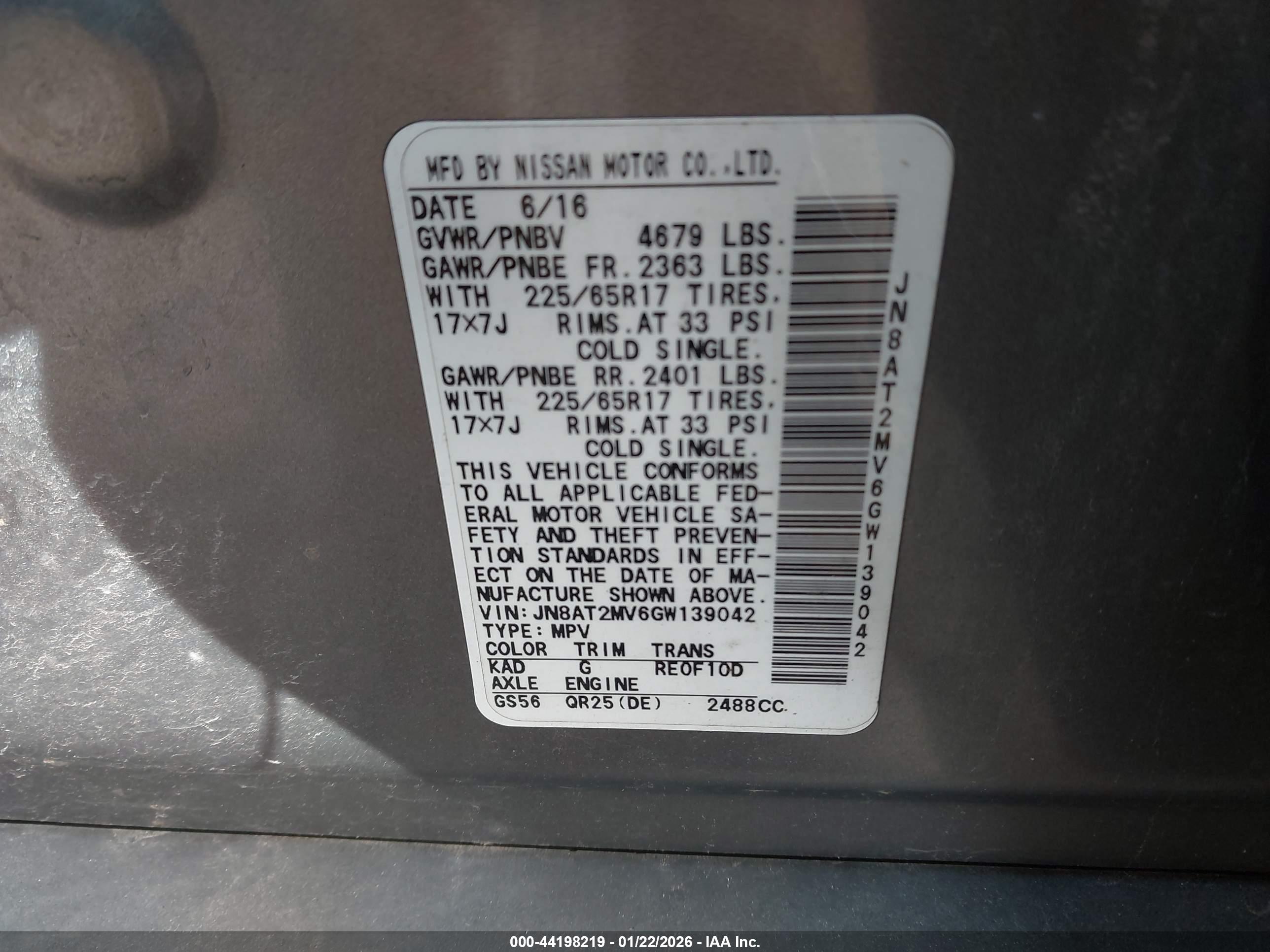 NISSAN ROGUE image 9