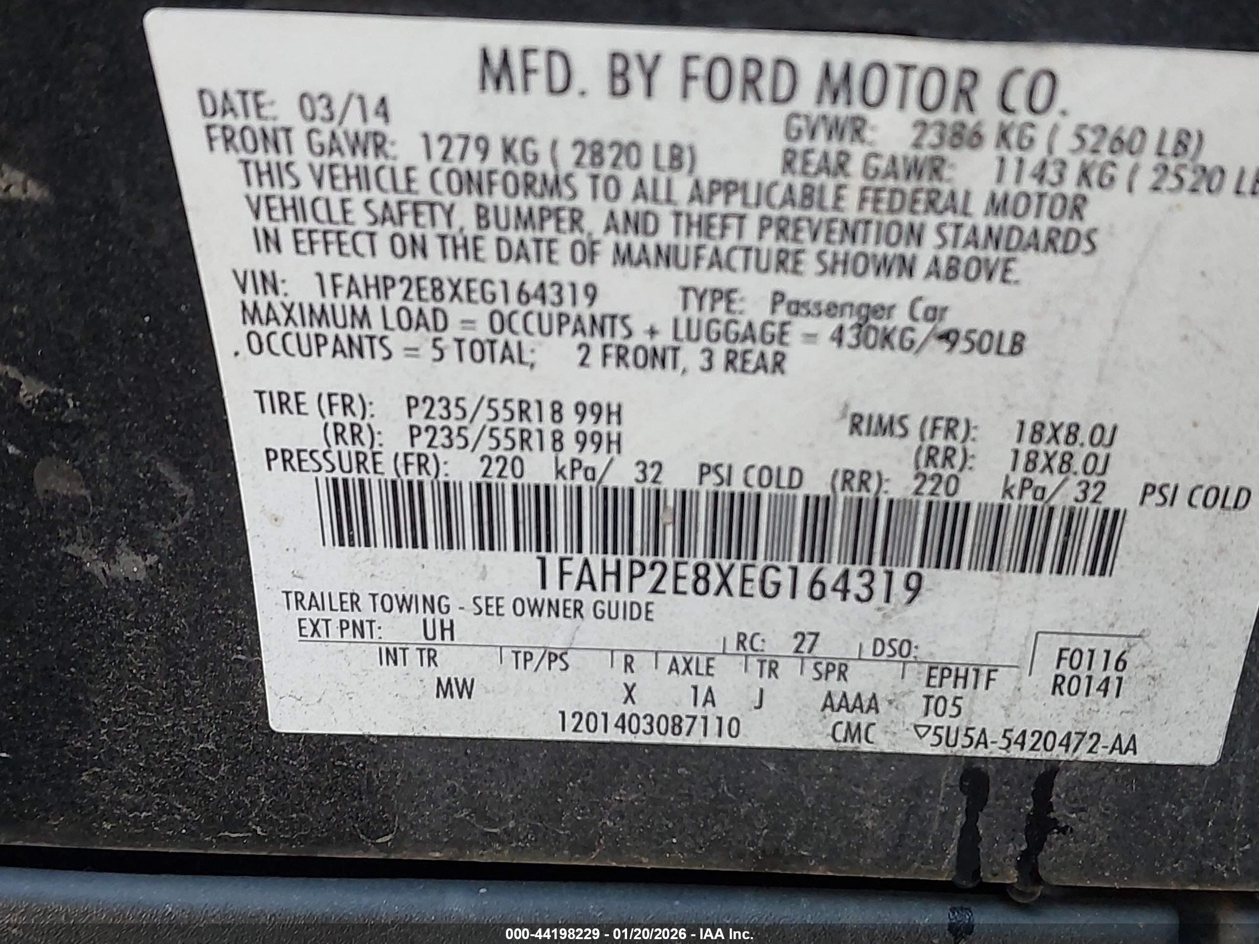 FORD TAURUS image 9