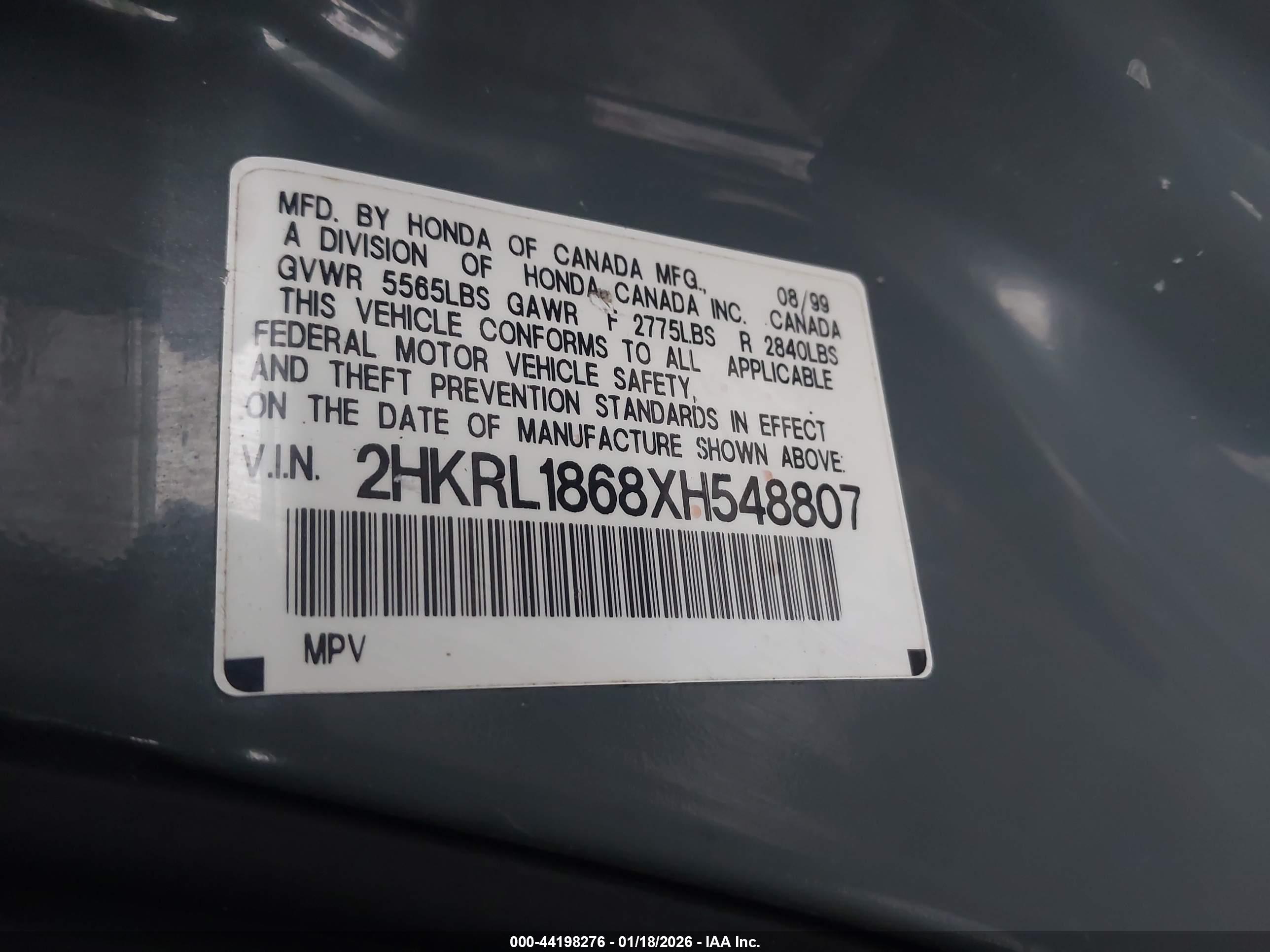 HONDA ODYSSEY image 9