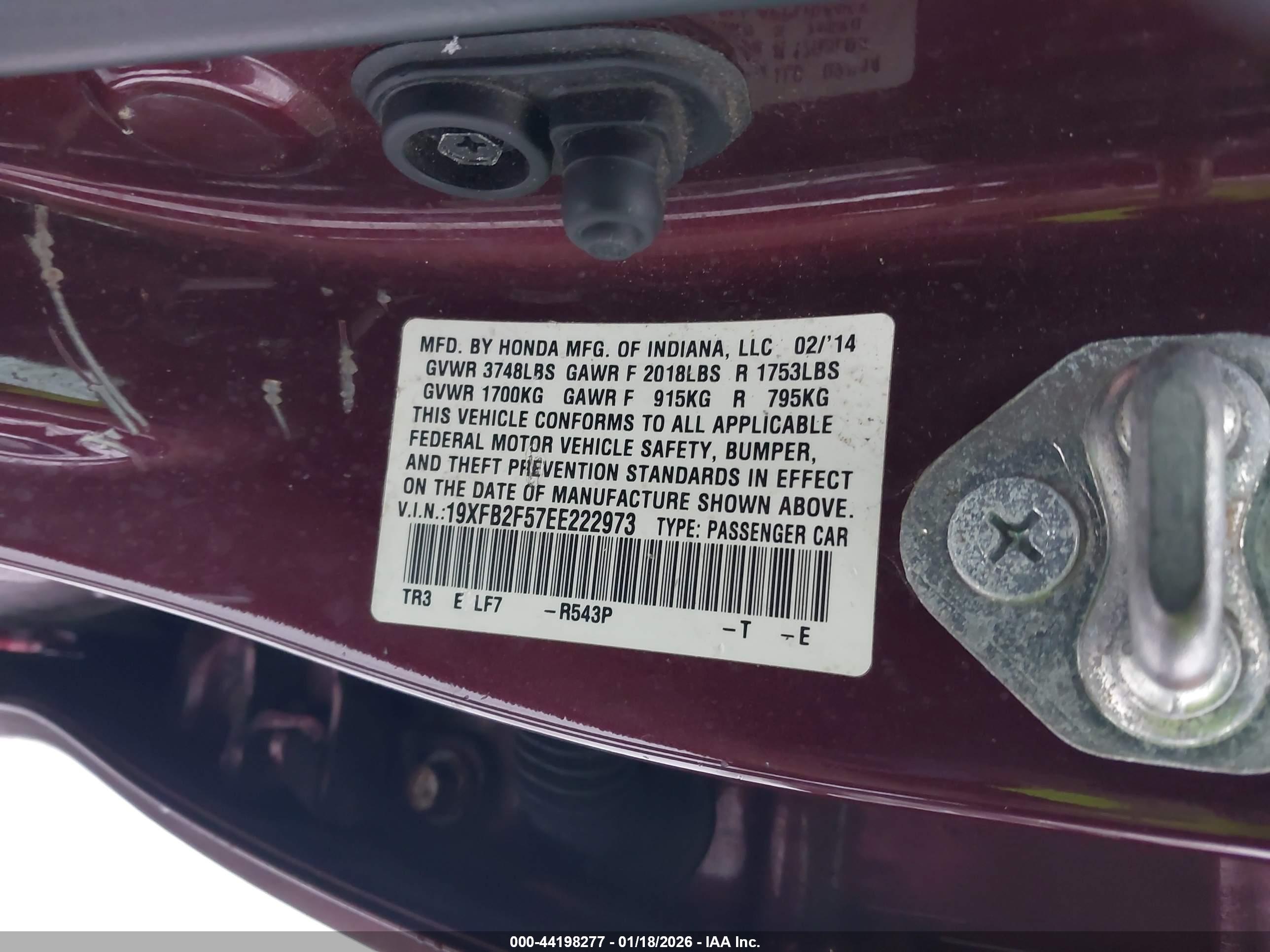 HONDA CIVIC image 9