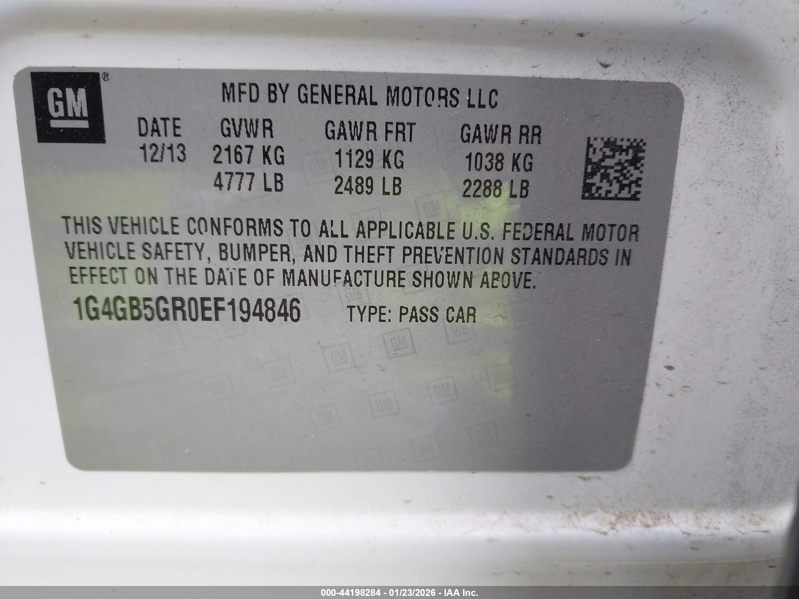 BUICK LACROSSE image 9