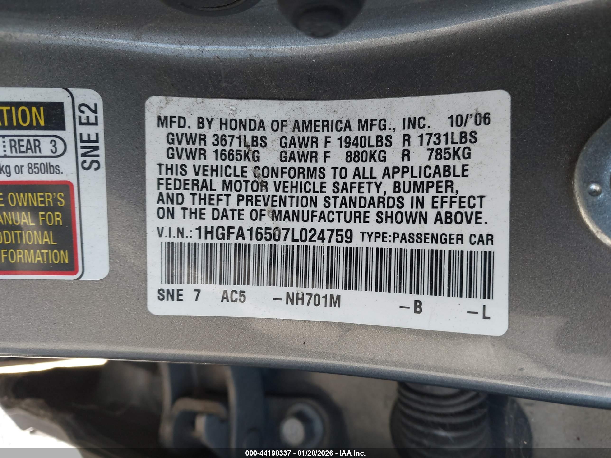 HONDA CIVIC image 9