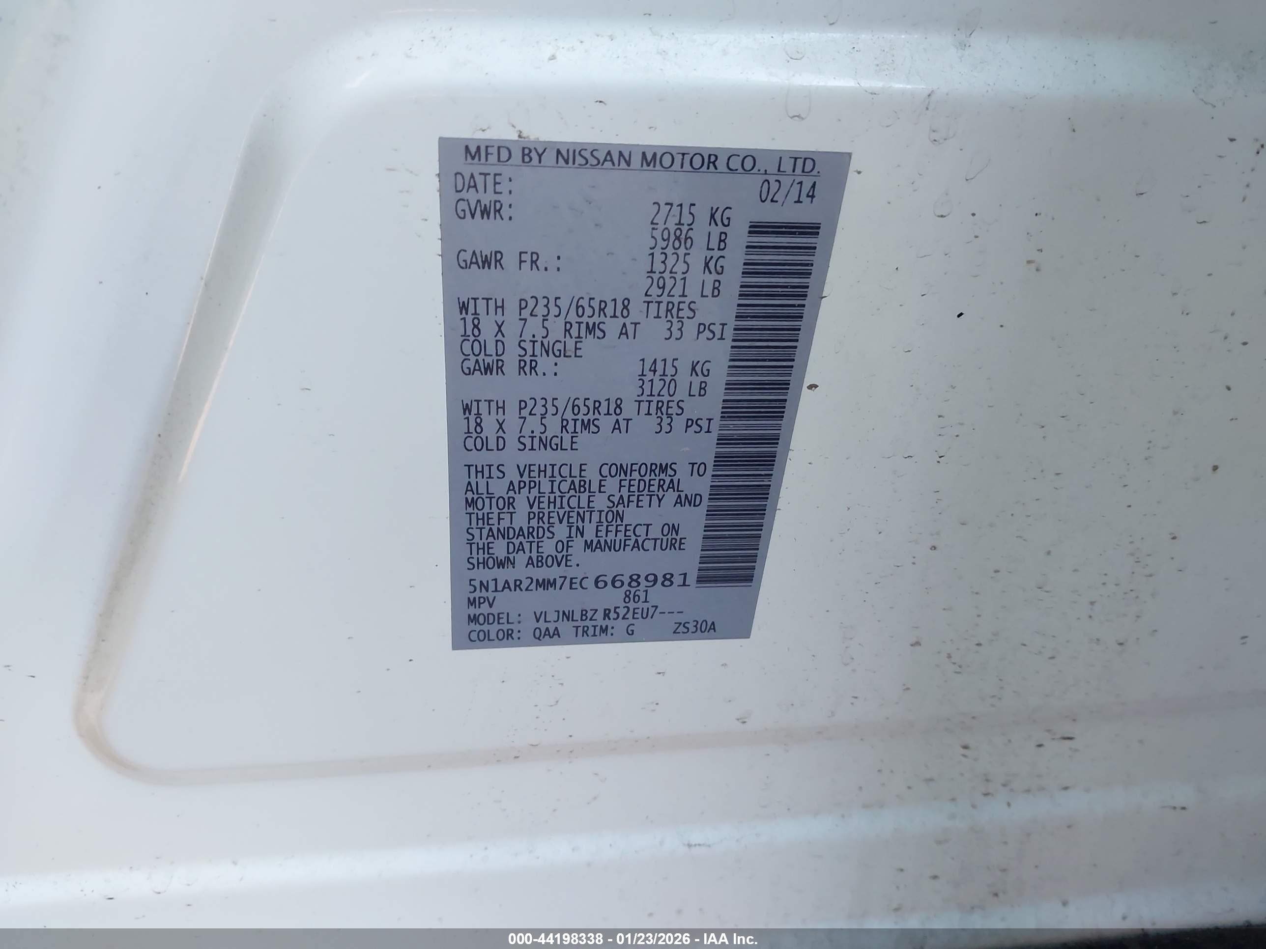 NISSAN PATHFINDER image 9