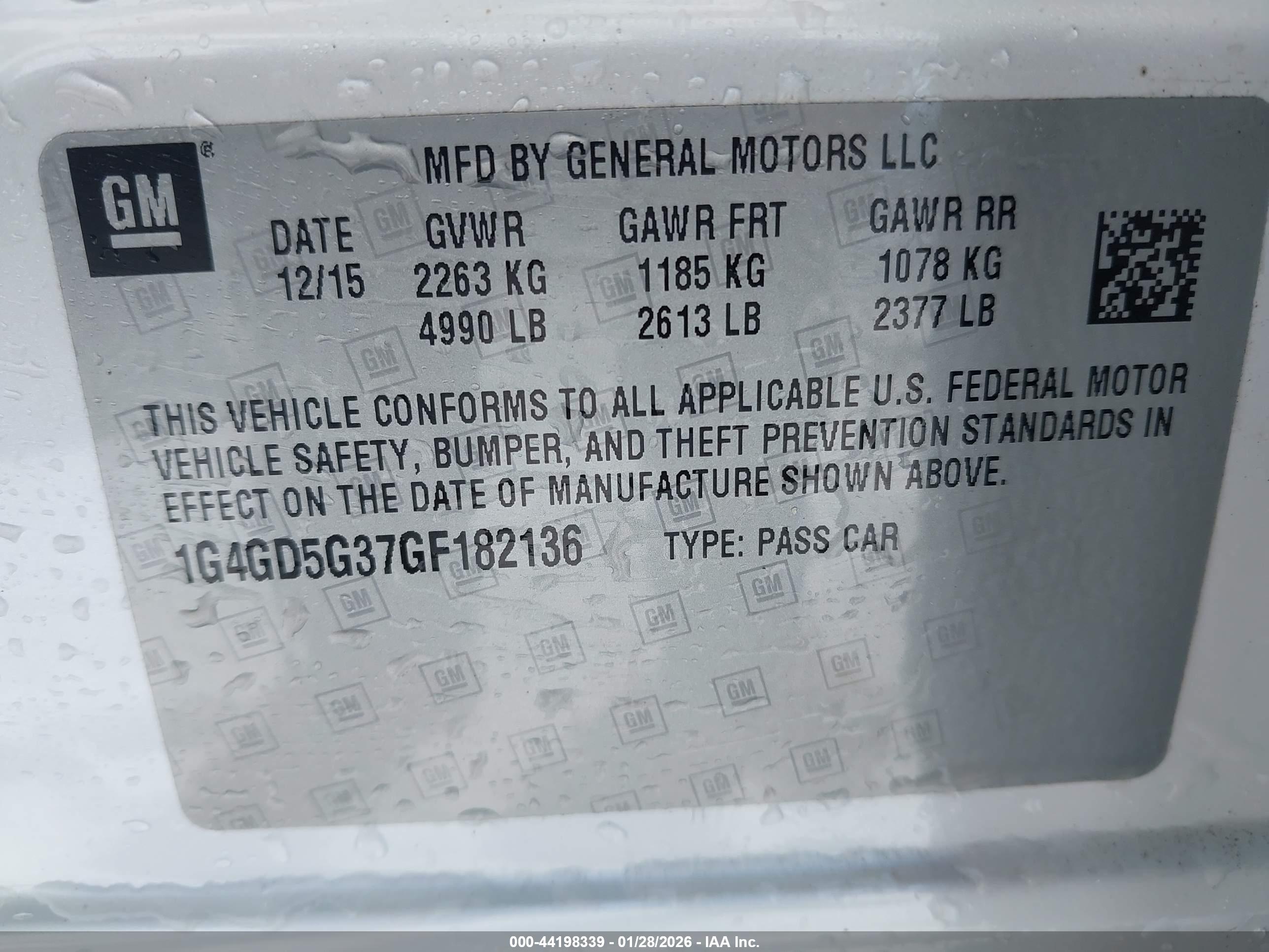 BUICK LACROSSE image 9