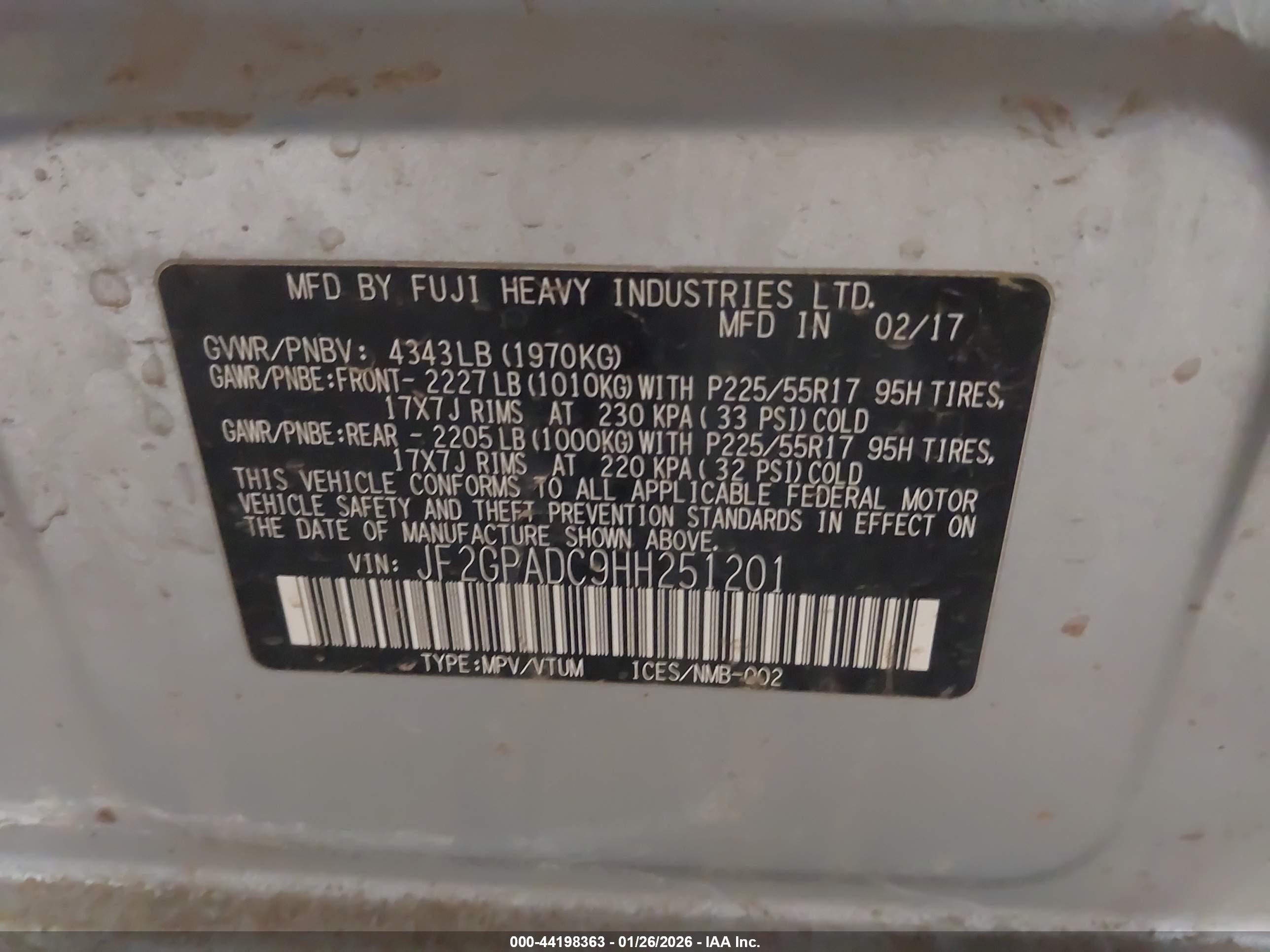 SUBARU CROSSTREK image 9
