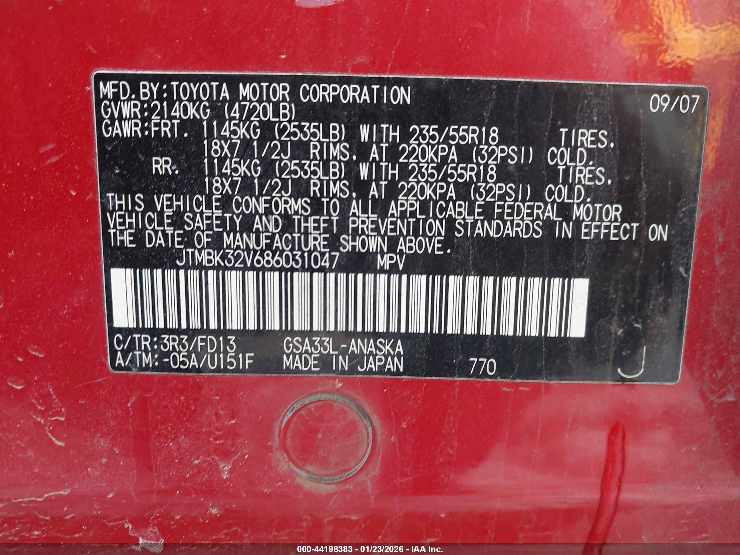 TOYOTA RAV4 image 9