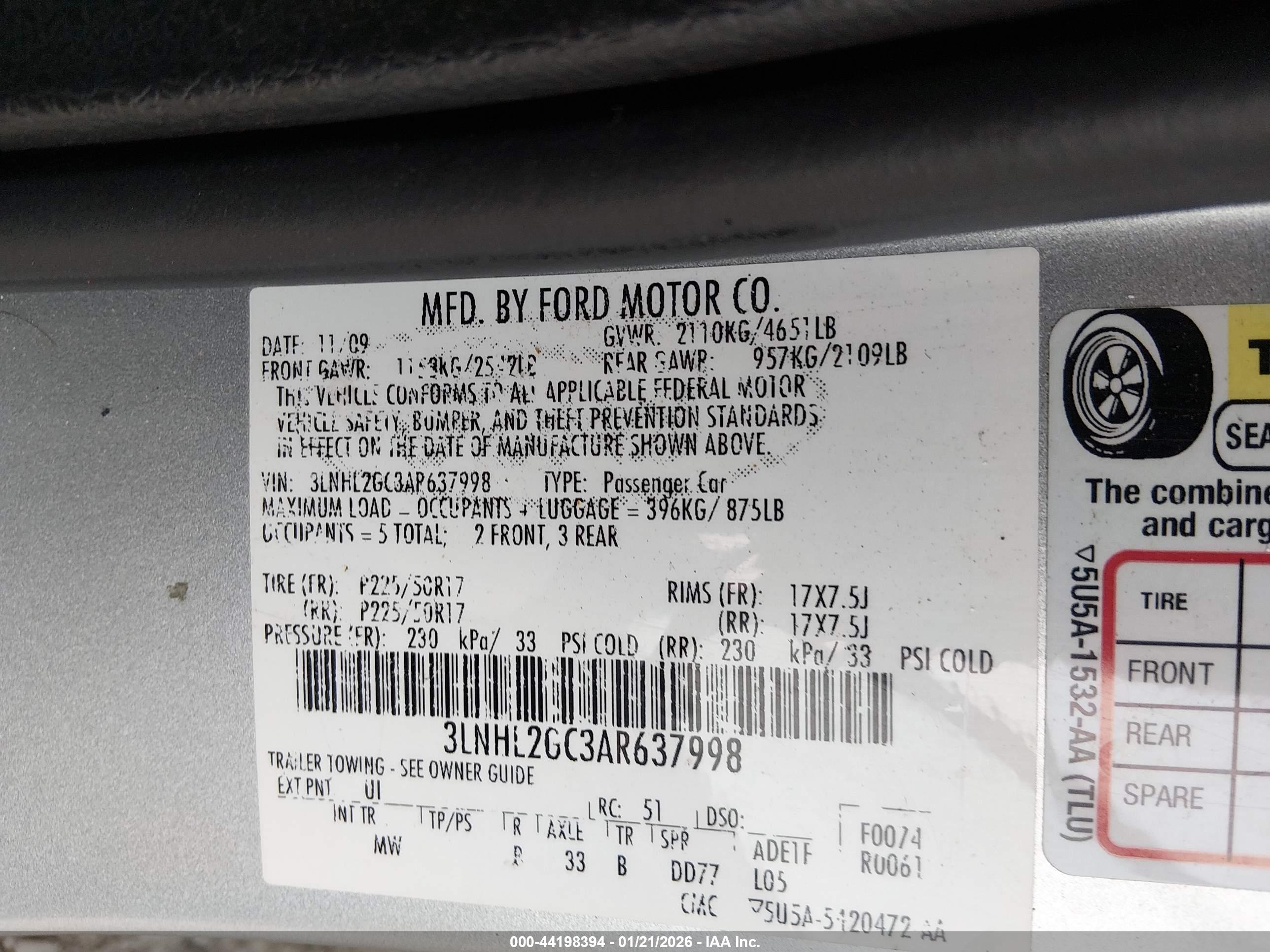 LINCOLN MKZ image 9