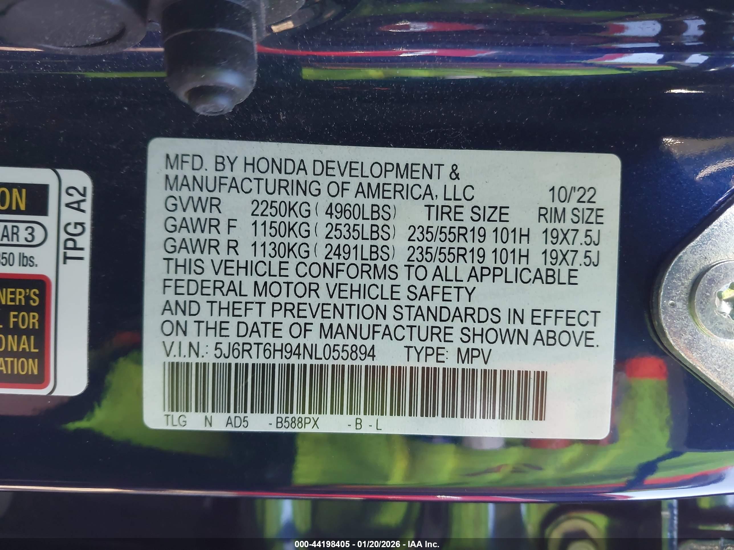 HONDA CR-V image 9