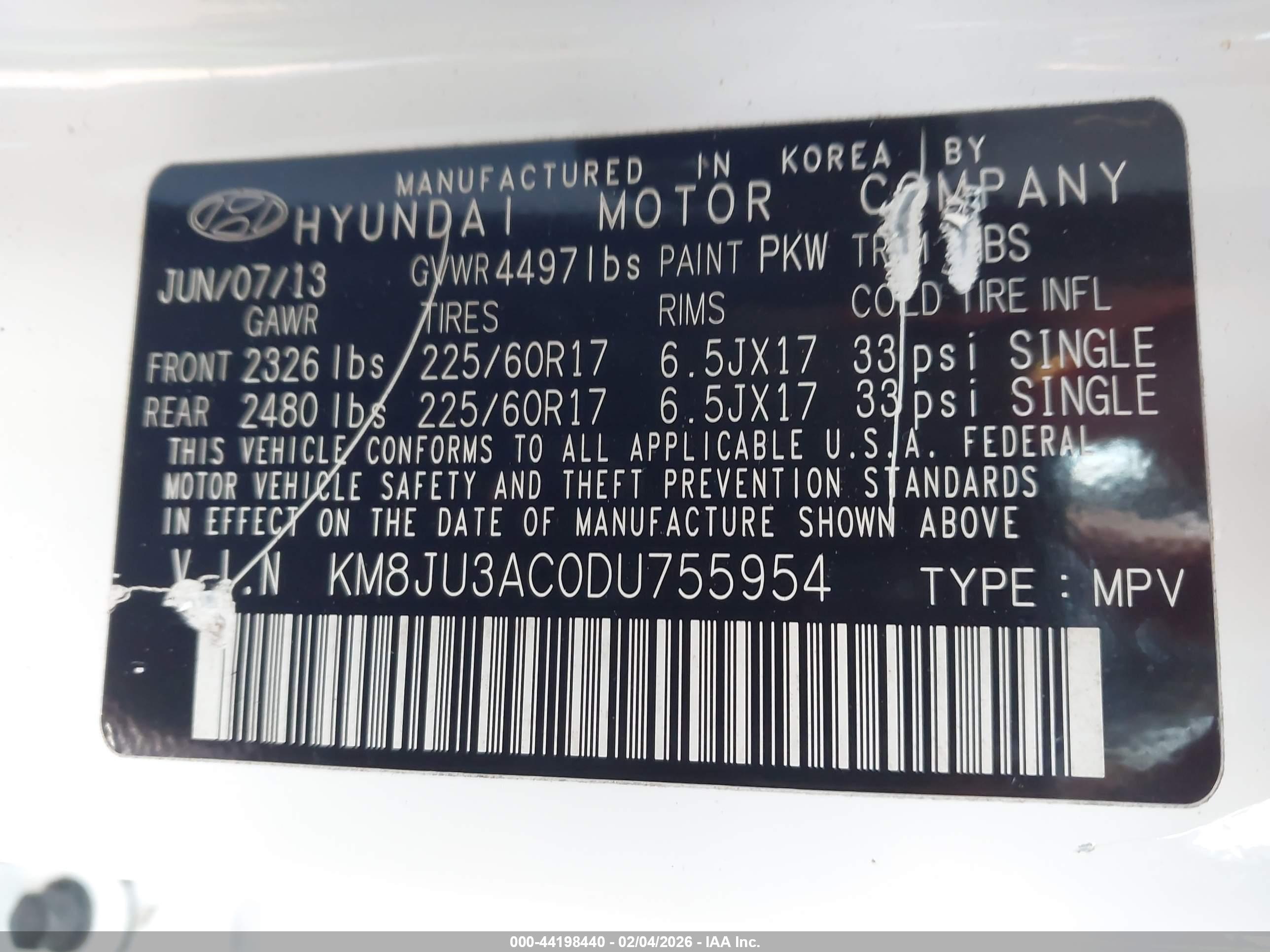 HYUNDAI TUCSON image 9