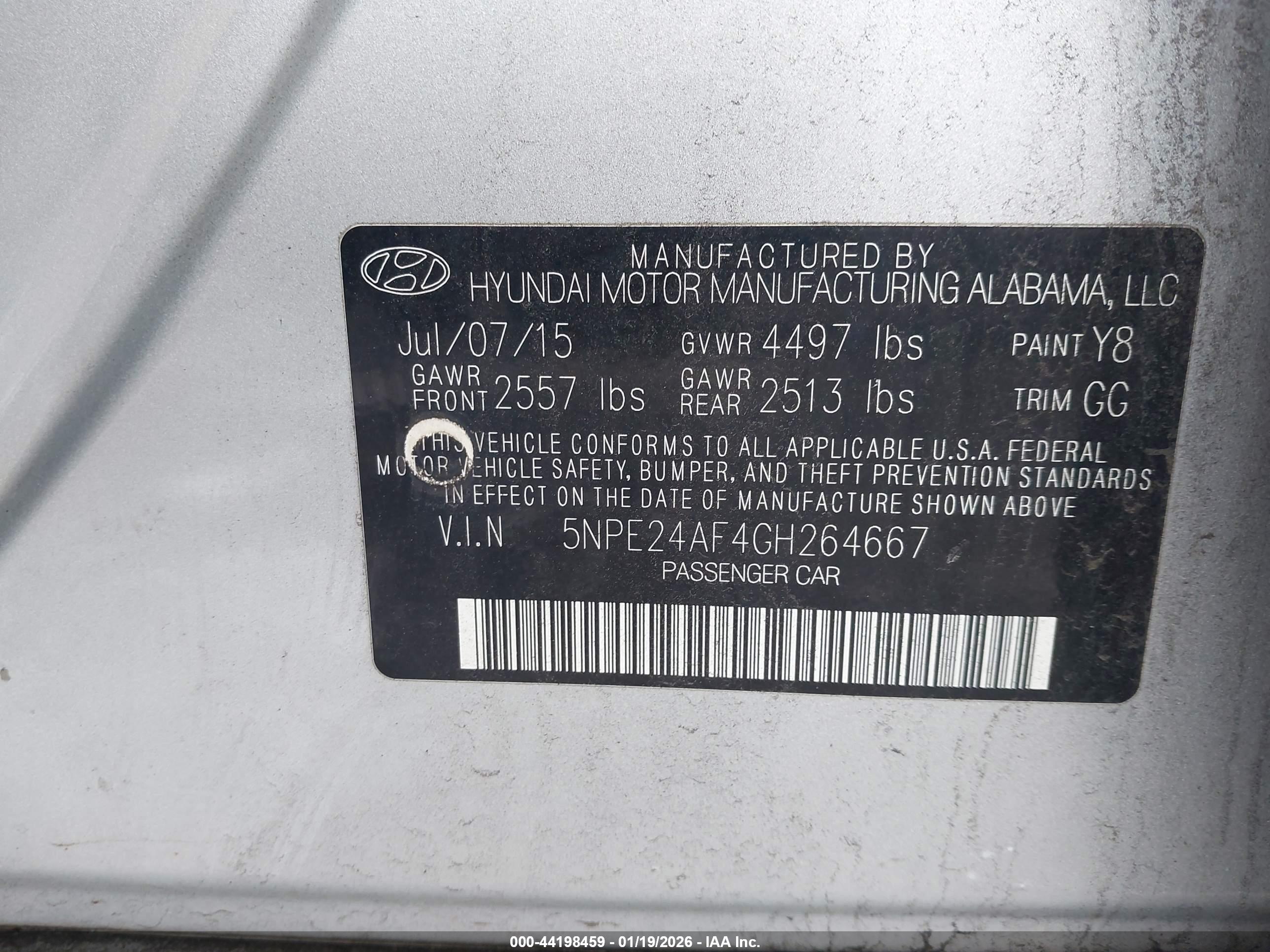 HYUNDAI SONATA image 9