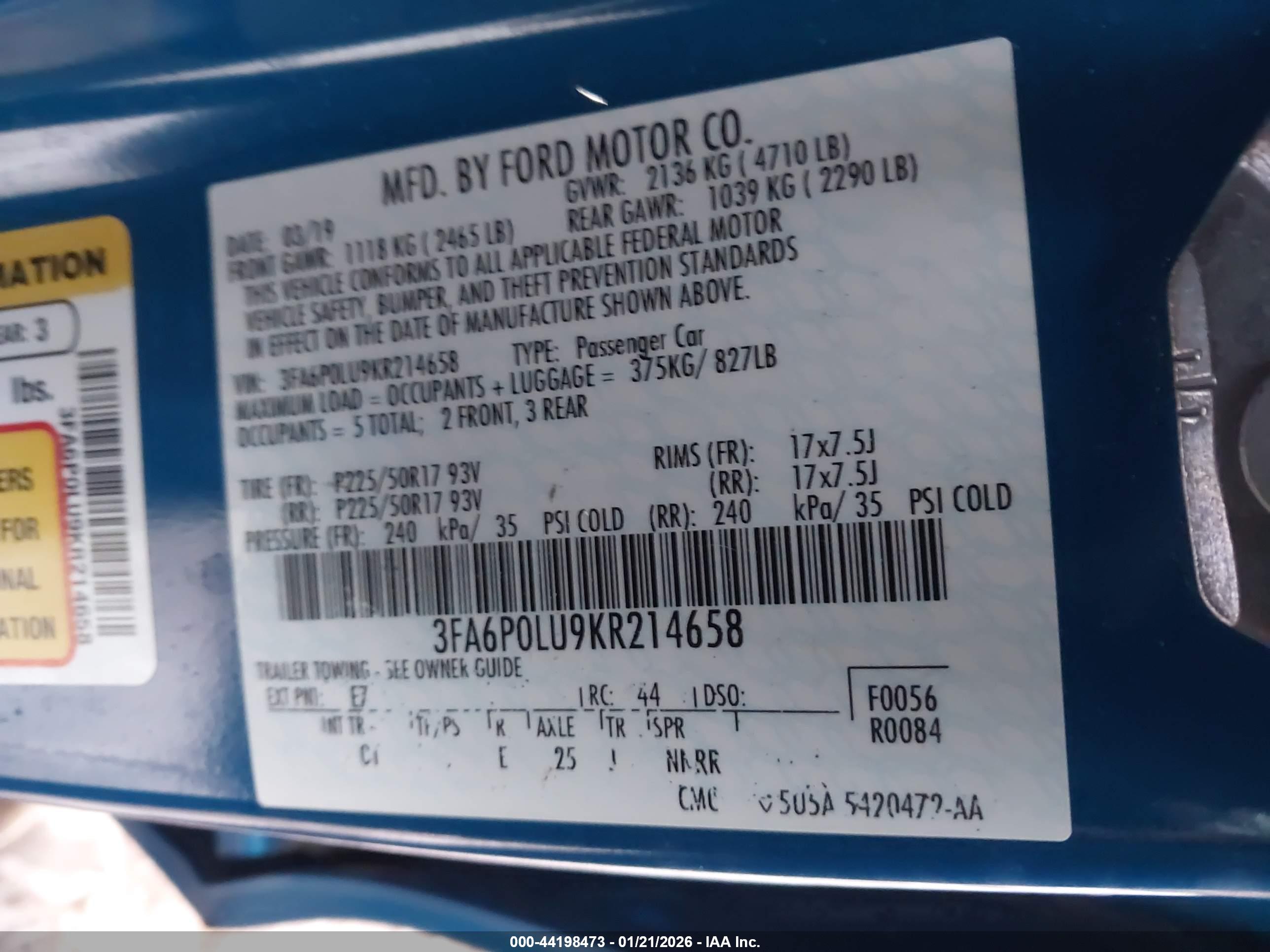 FORD FUSION image 9