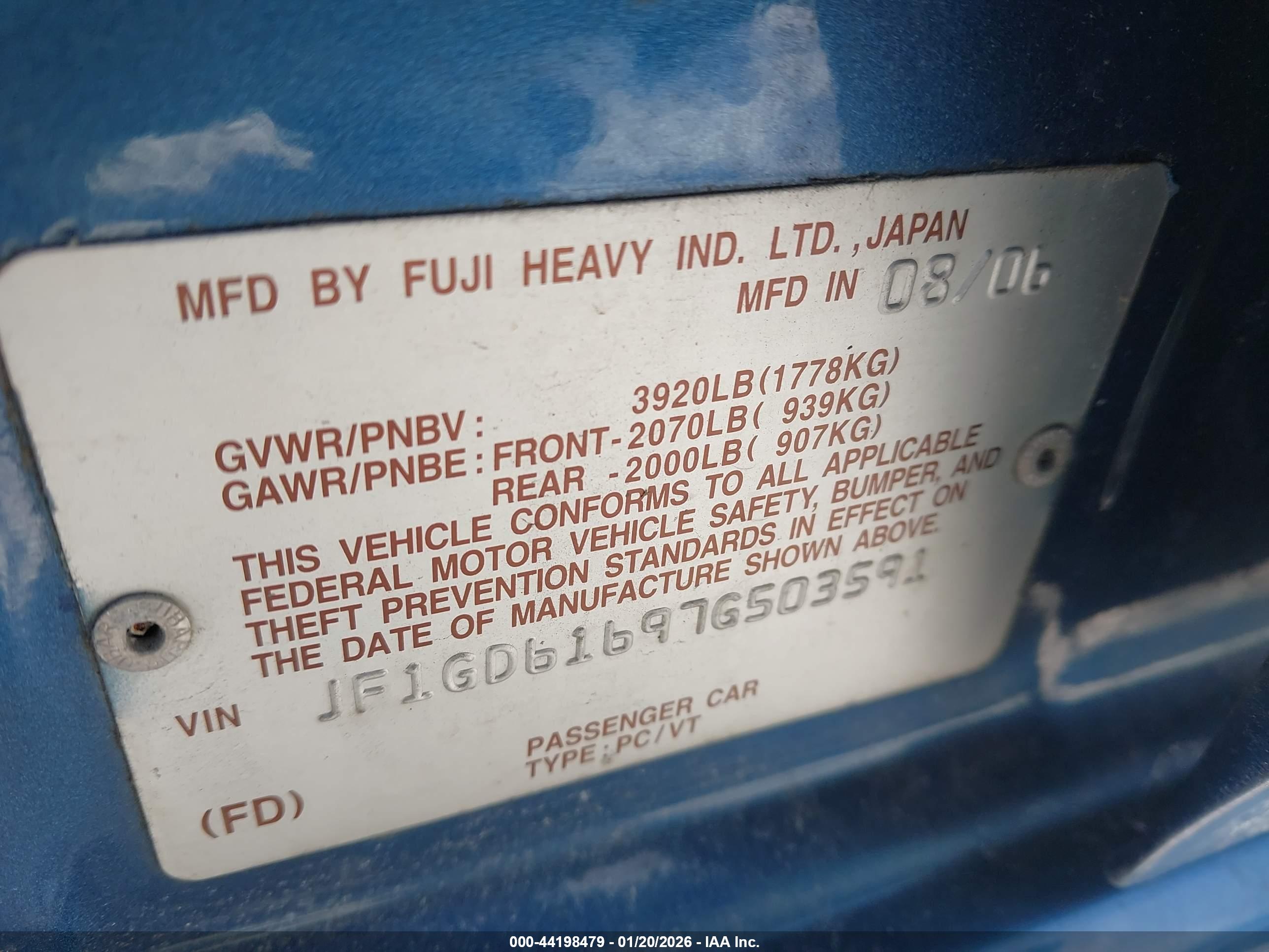 SUBARU IMPREZA image 9