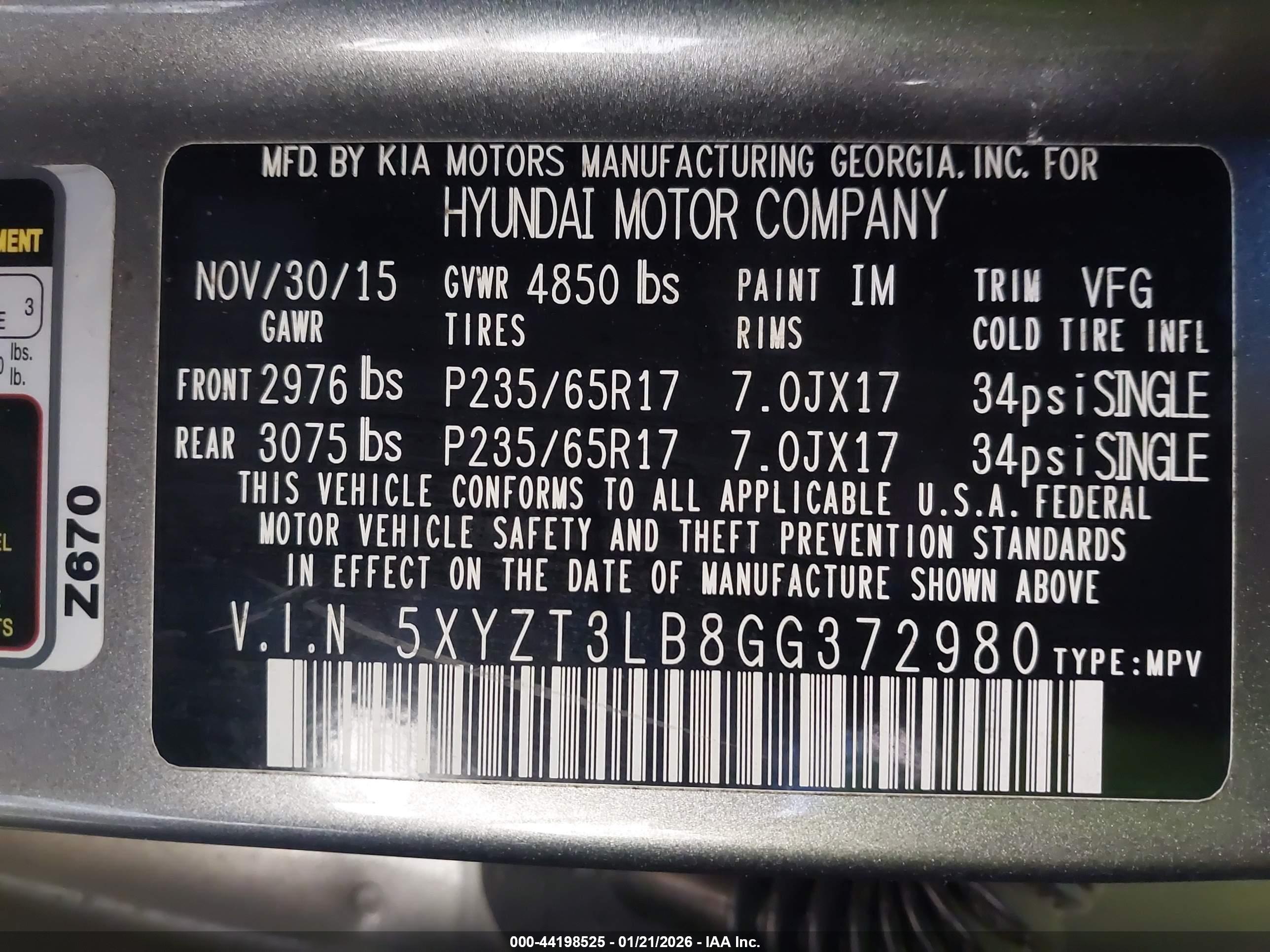 HYUNDAI SANTA image 9