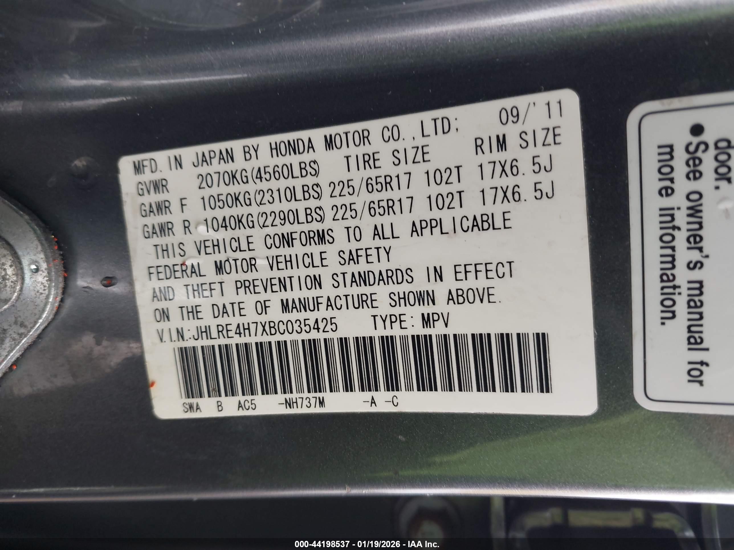 HONDA CR-V image 9