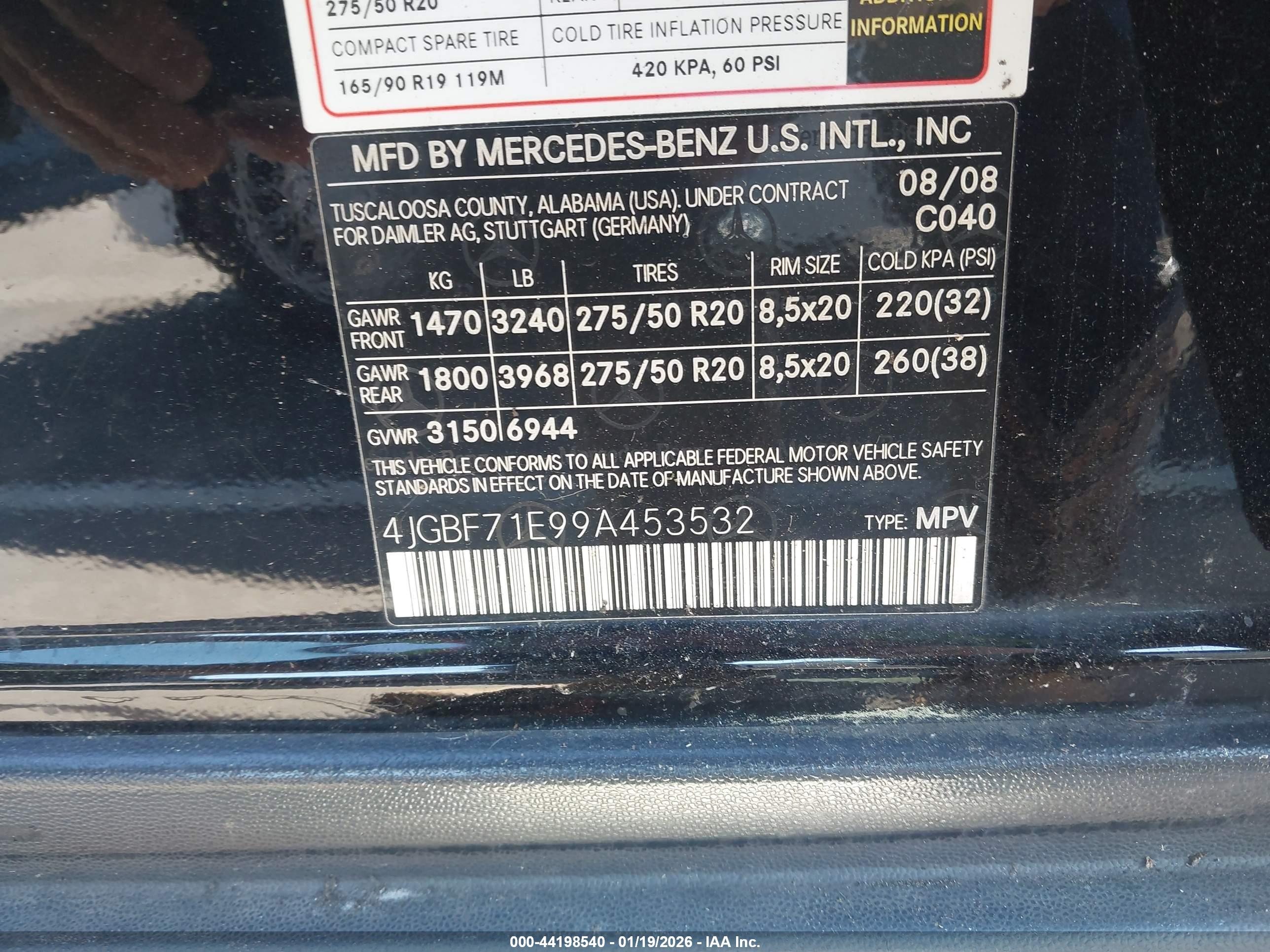 MERCEDES-BENZ GL image 9