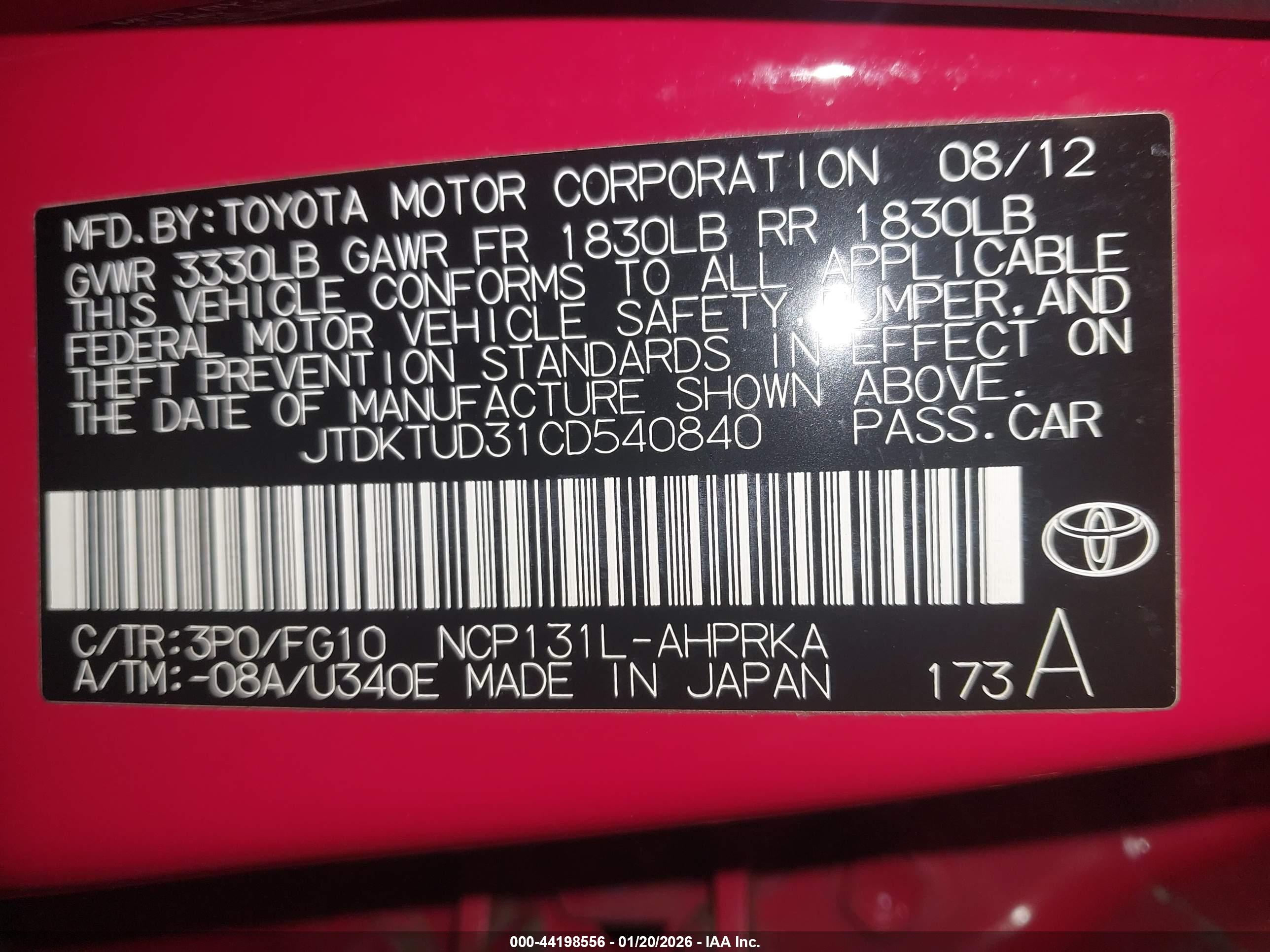 TOYOTA YARIS image 9
