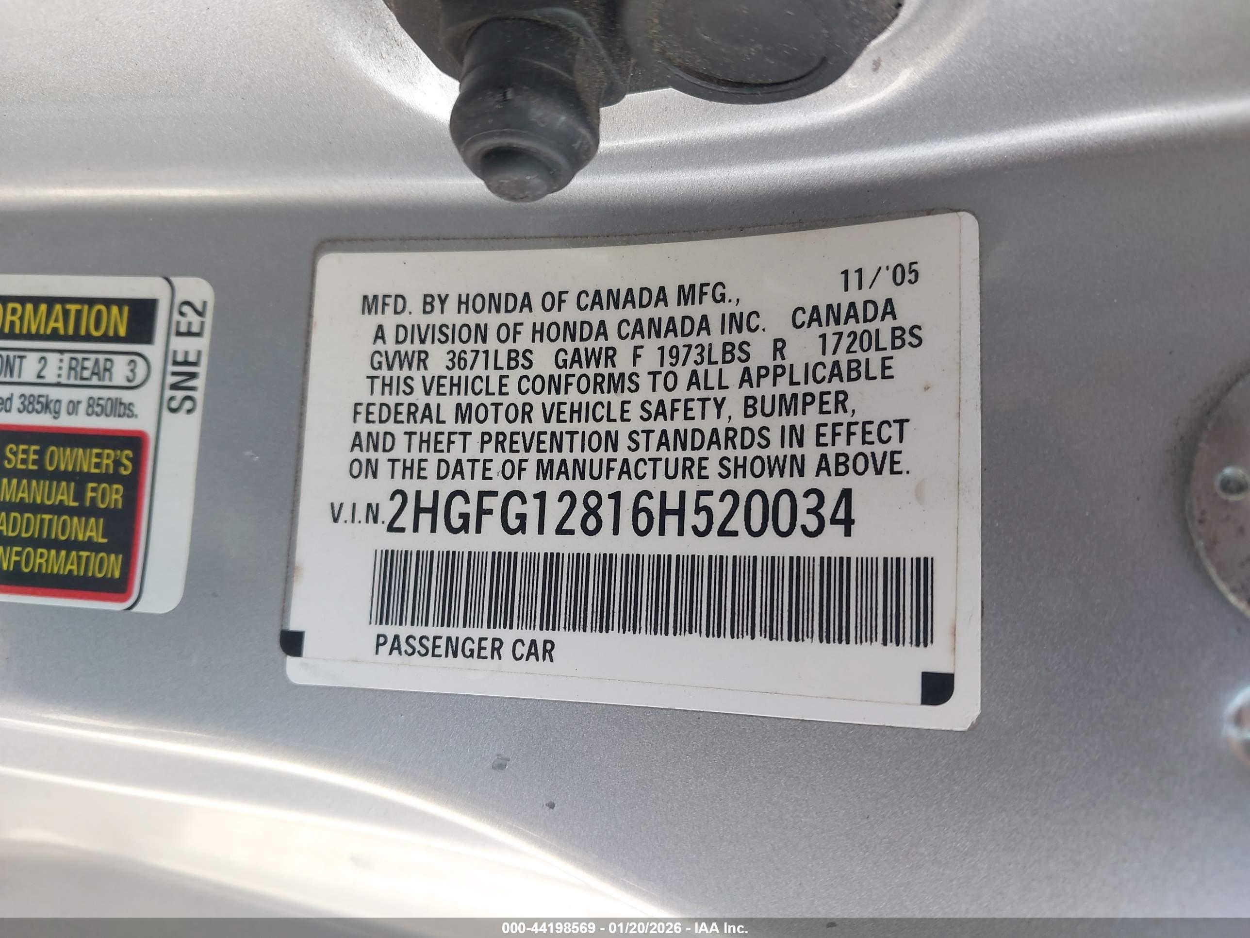 HONDA CIVIC image 9