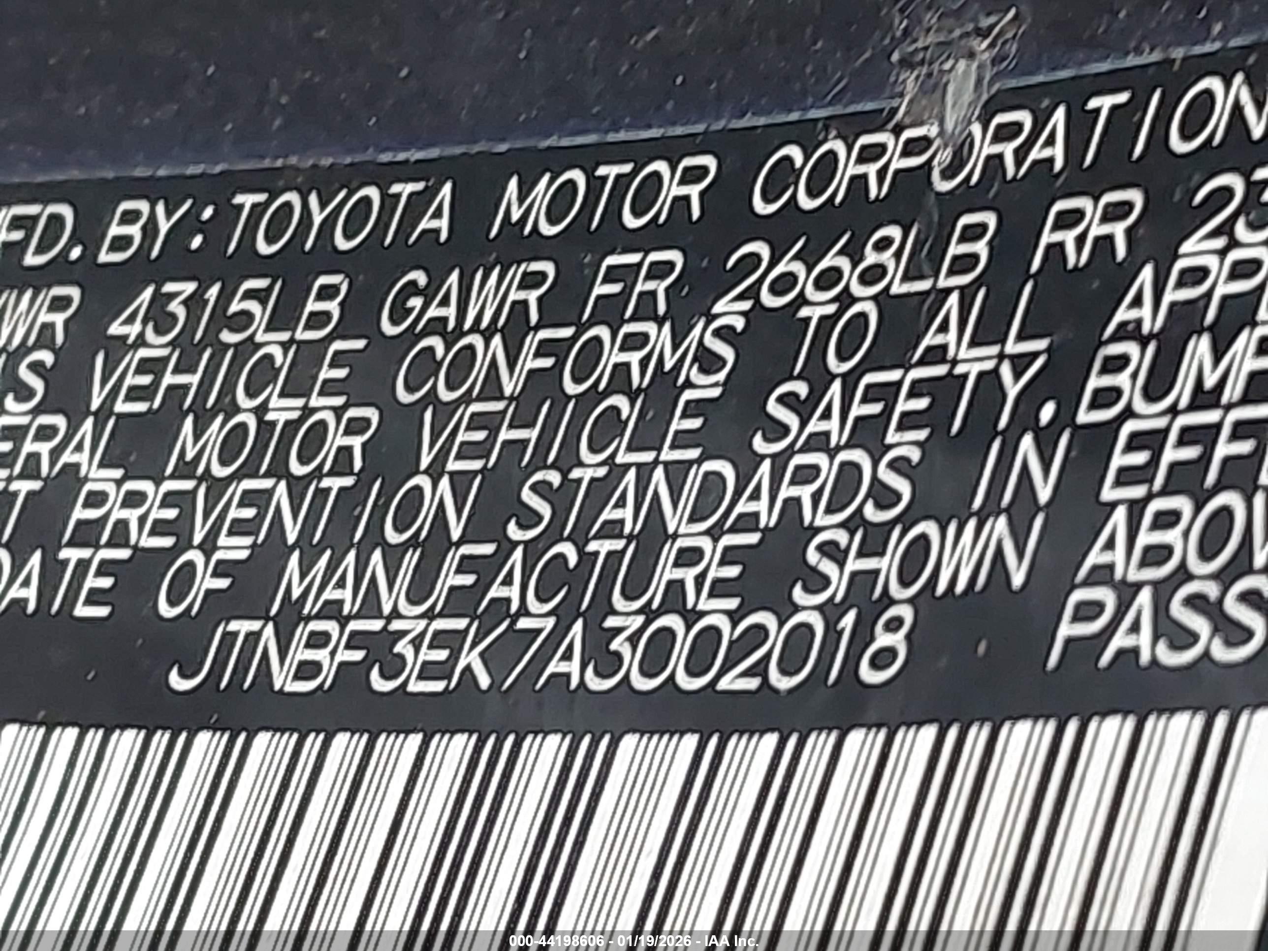 TOYOTA CAMRY image 9