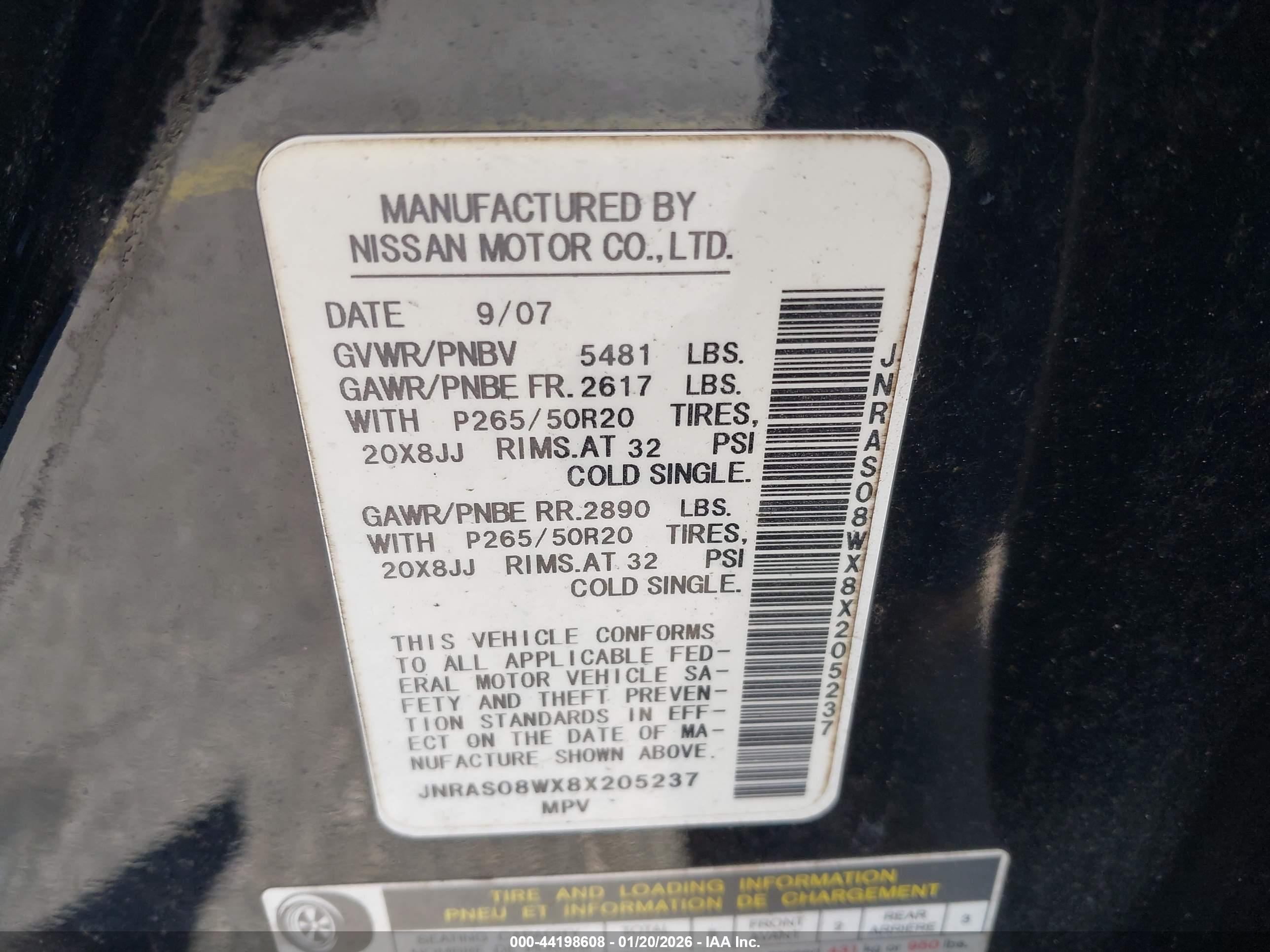 INFINITI FX35 image 9