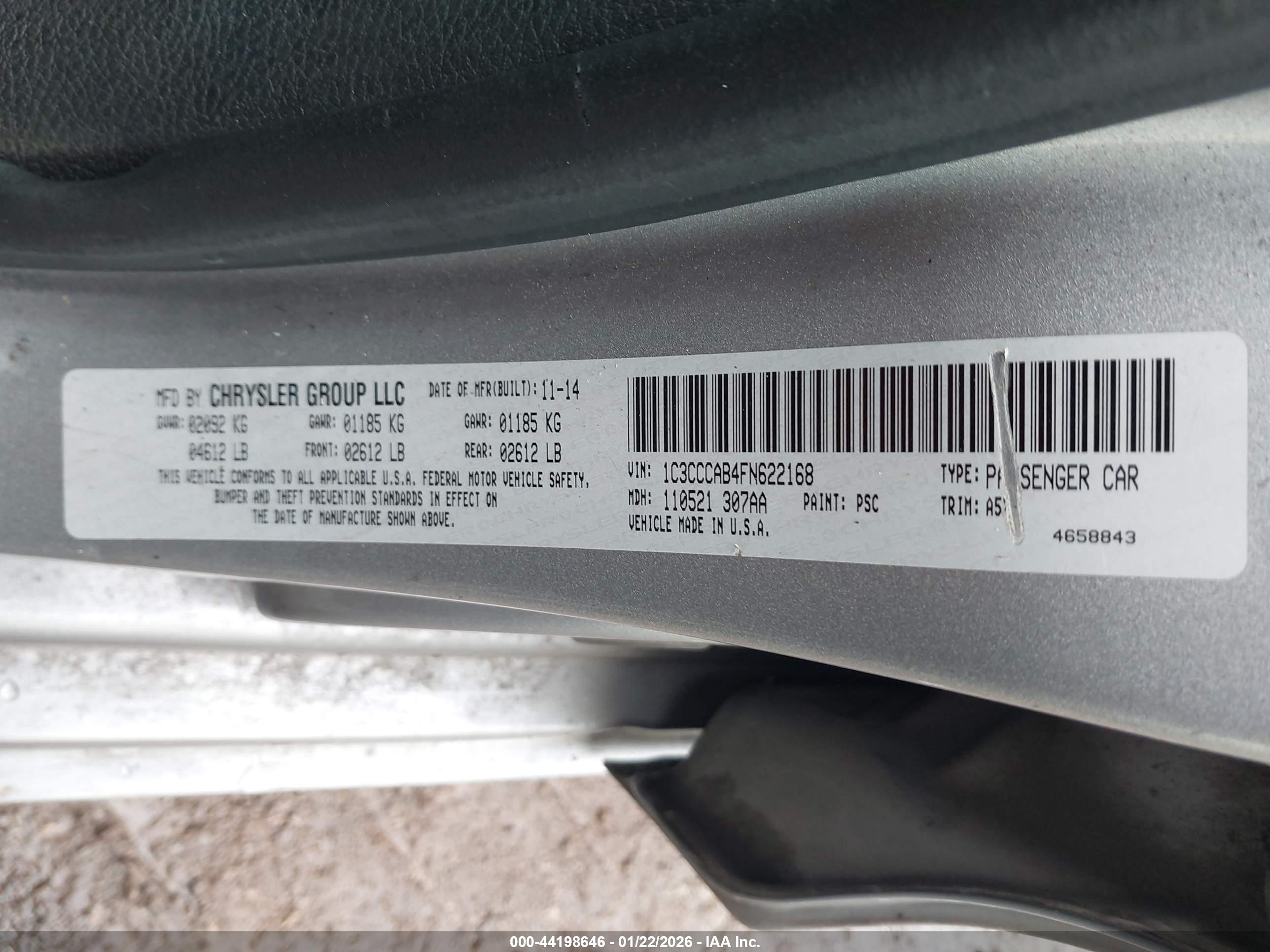 CHRYSLER 200 image 9