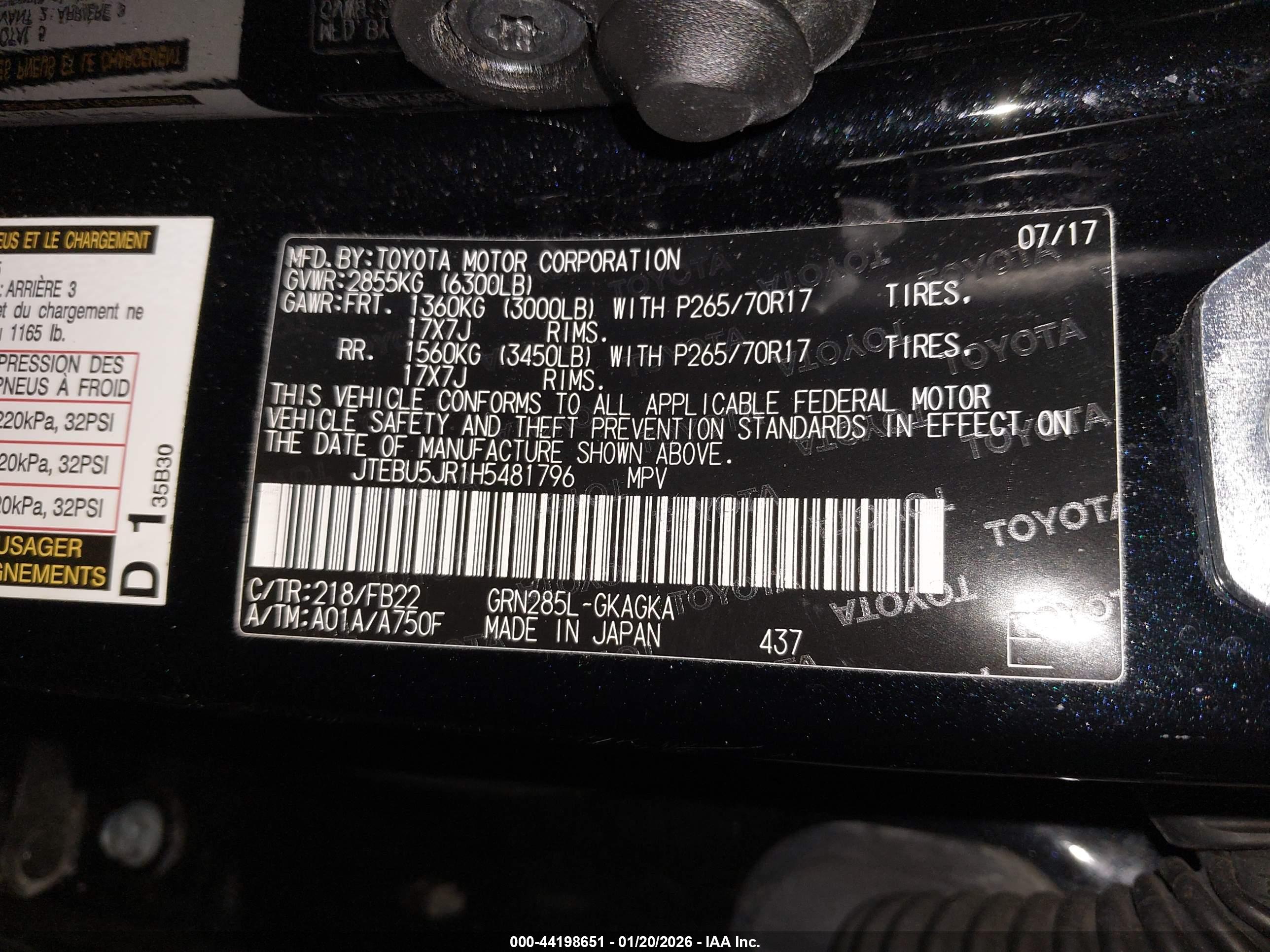 TOYOTA 4RUNNER image 9