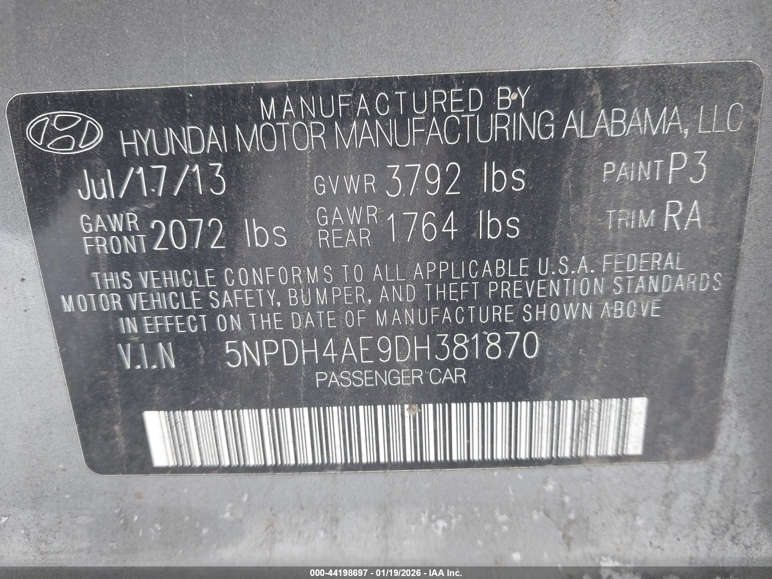 HYUNDAI ELANTRA image 9