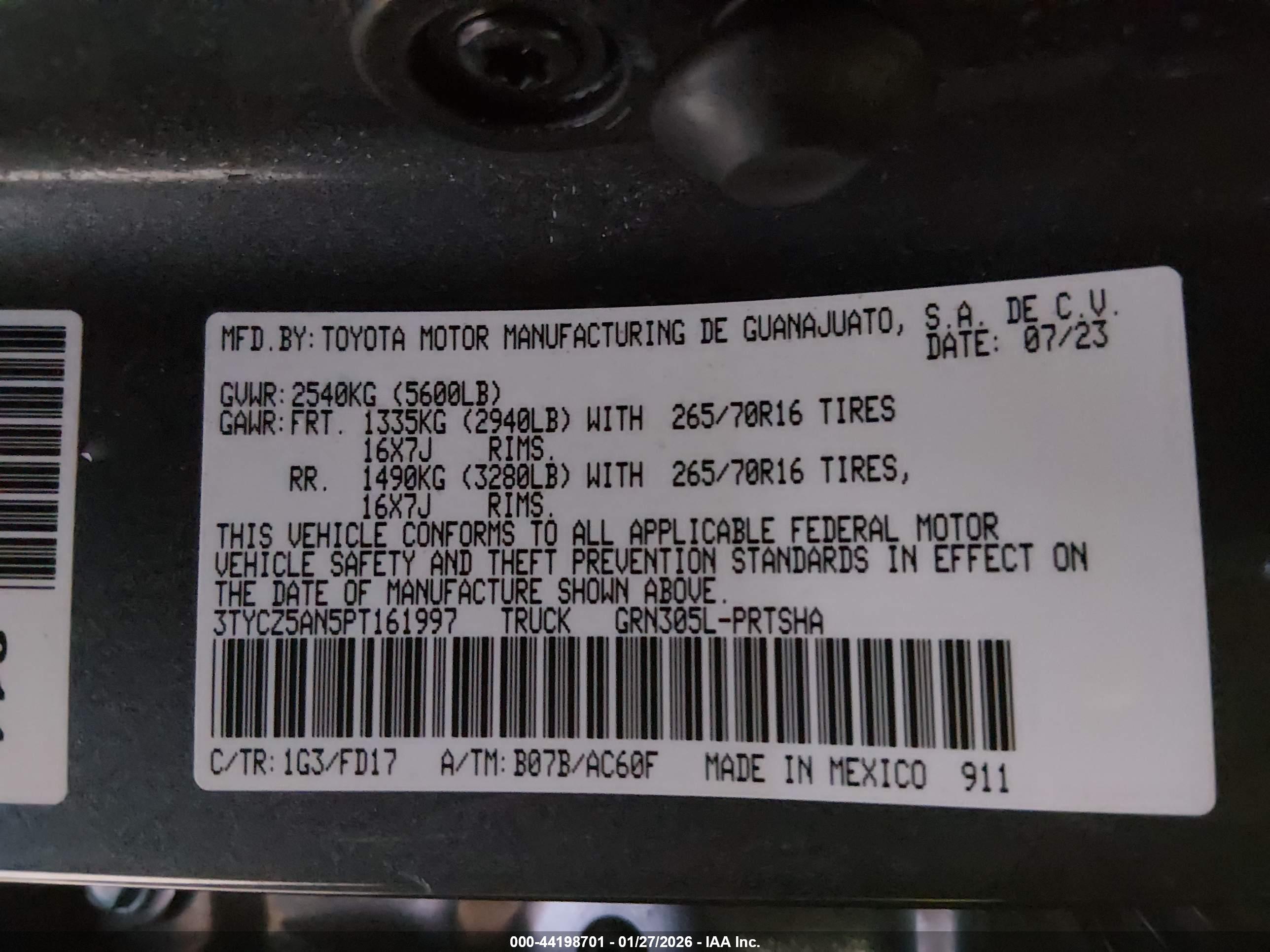 TOYOTA TACOMA image 9