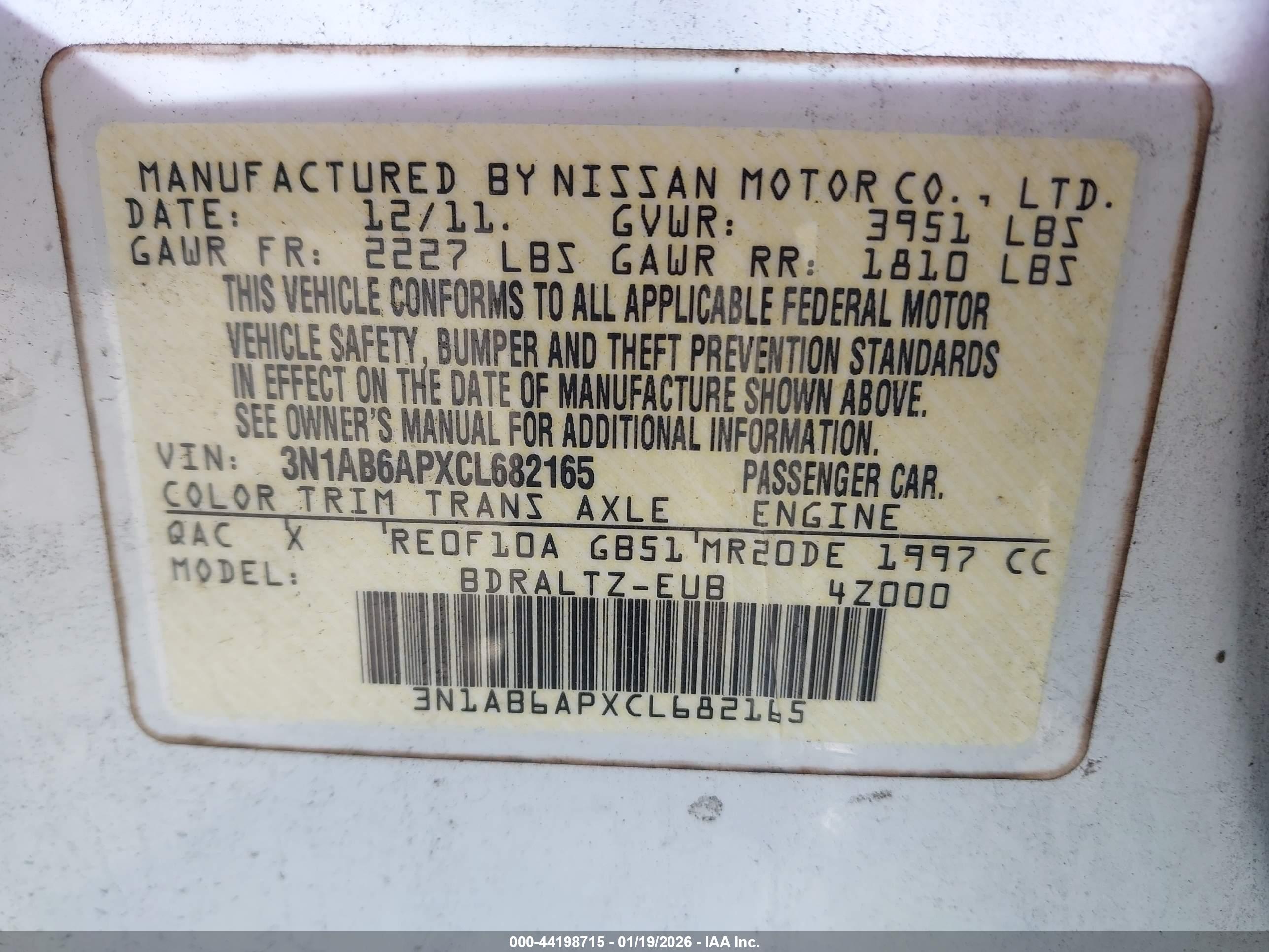 NISSAN SENTRA image 9