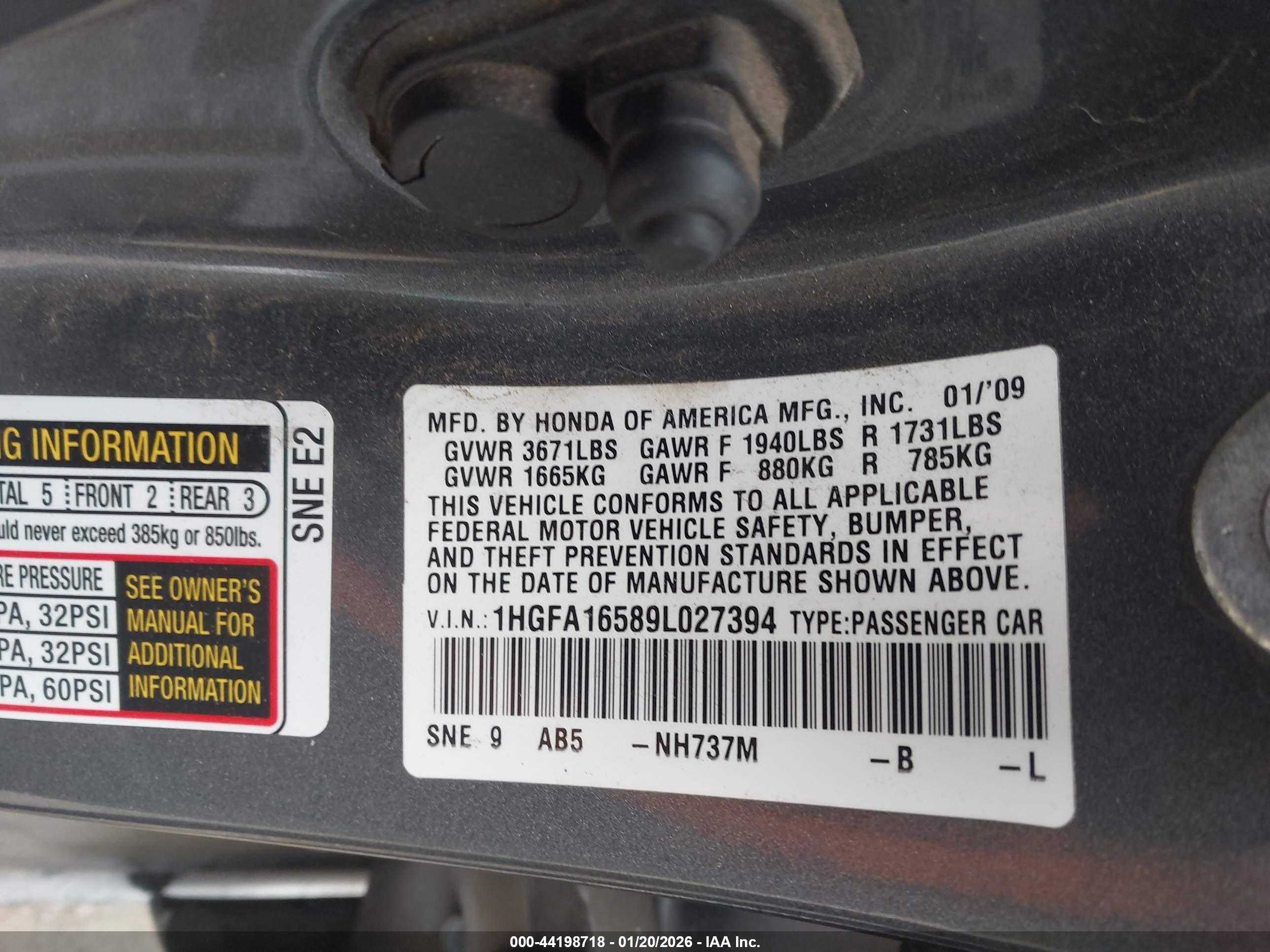 HONDA CIVIC image 9