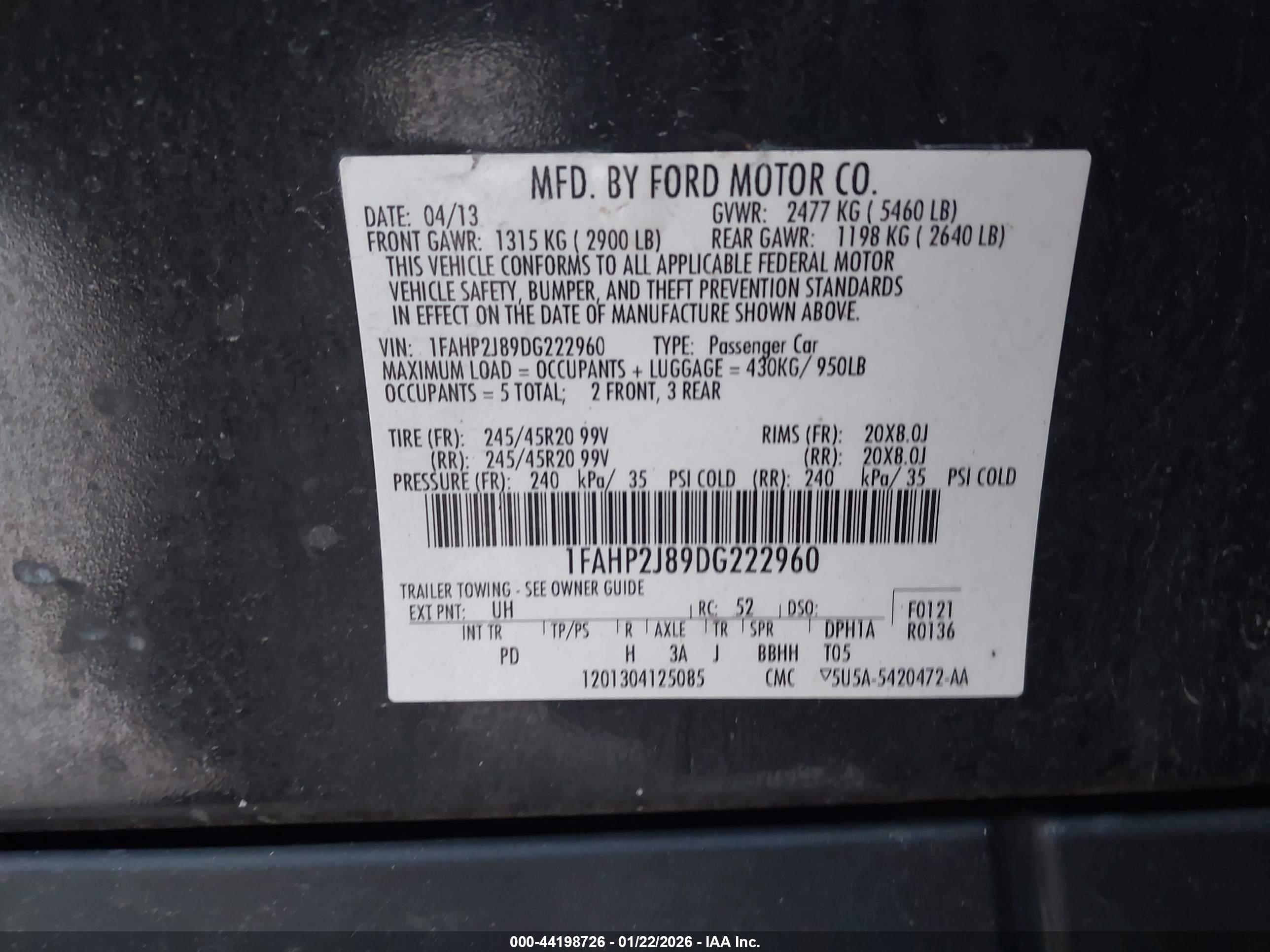FORD TAURUS image 9