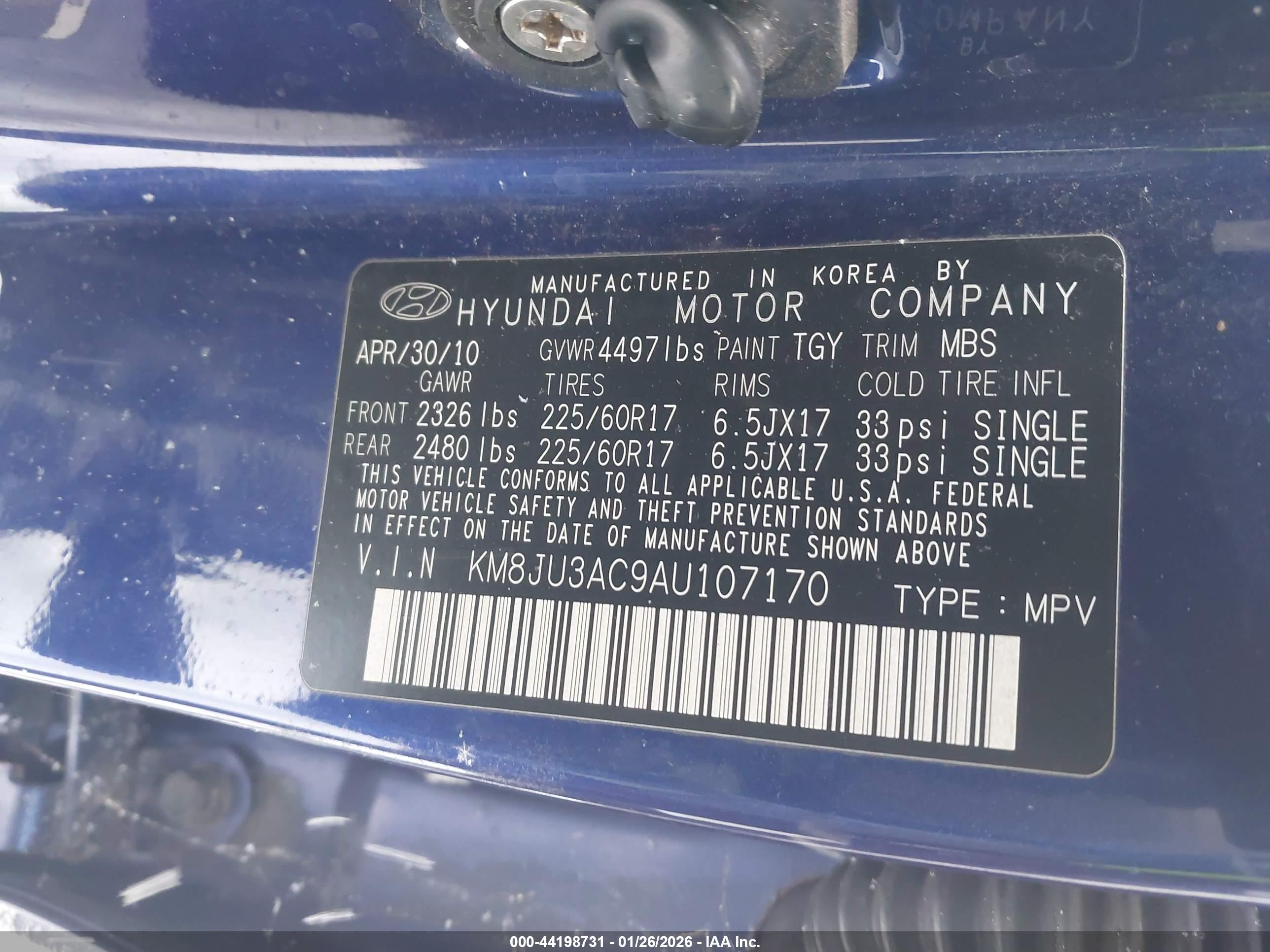 HYUNDAI TUCSON image 9