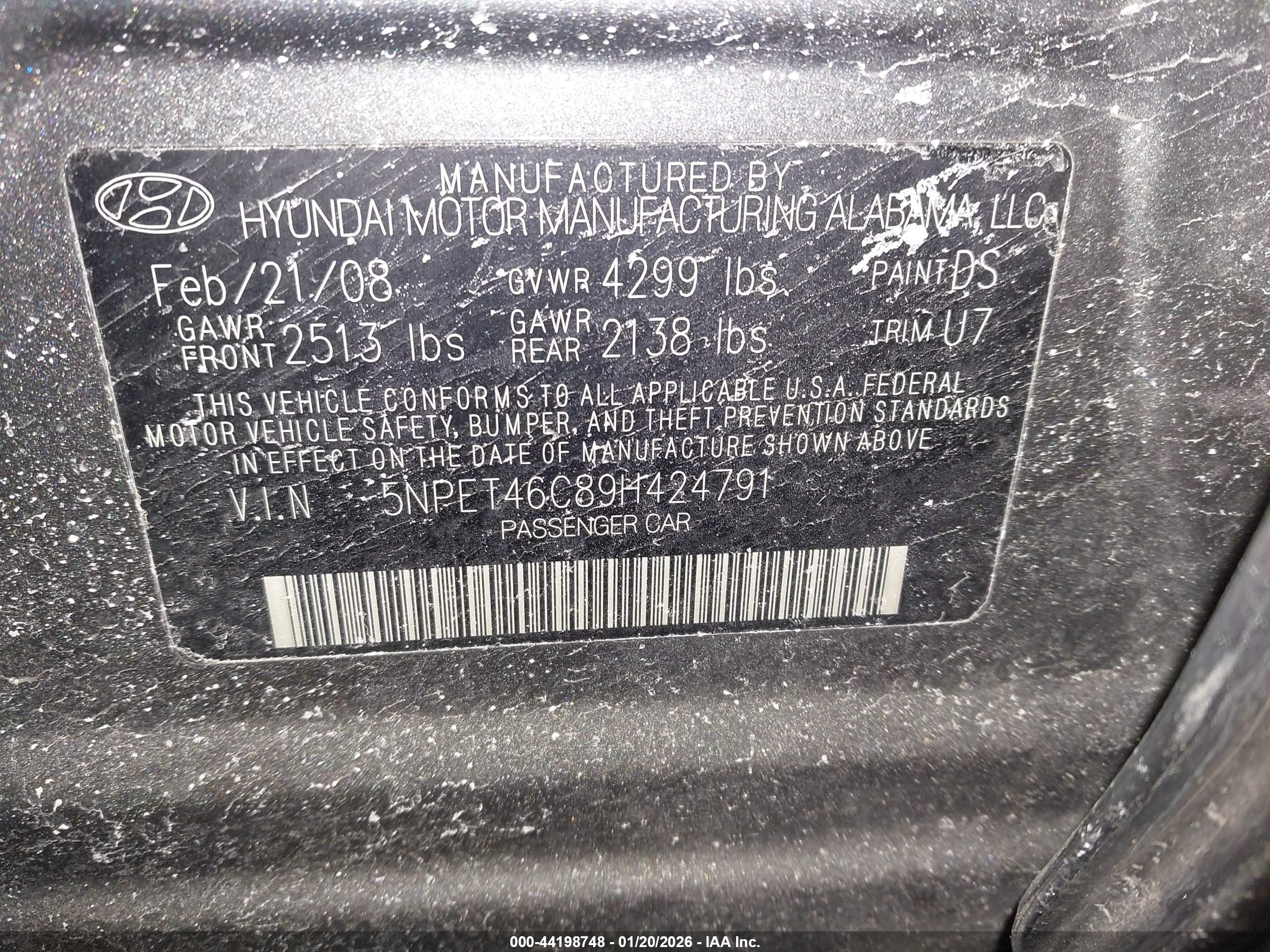HYUNDAI SONATA image 9