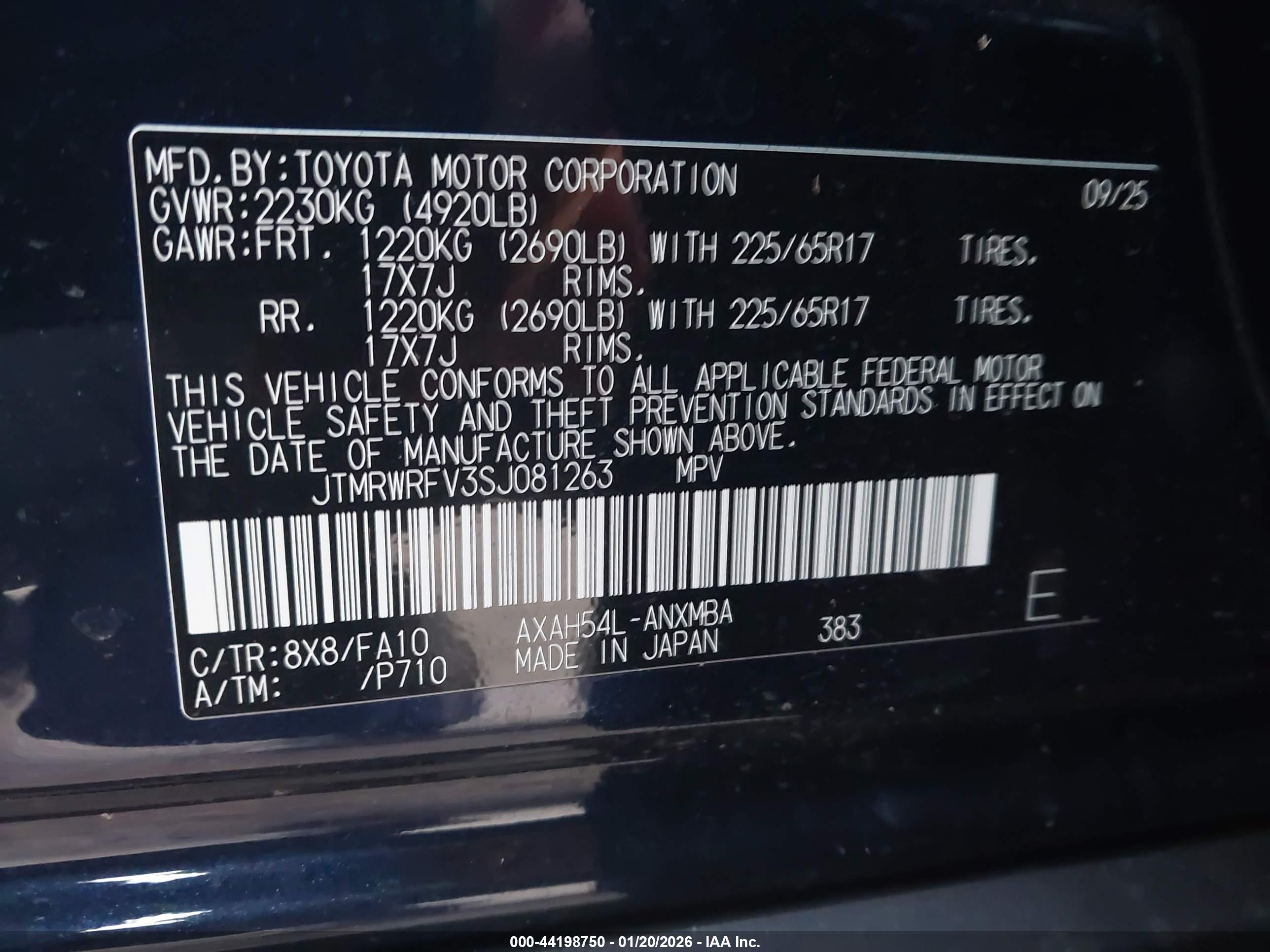 TOYOTA RAV4 image 9