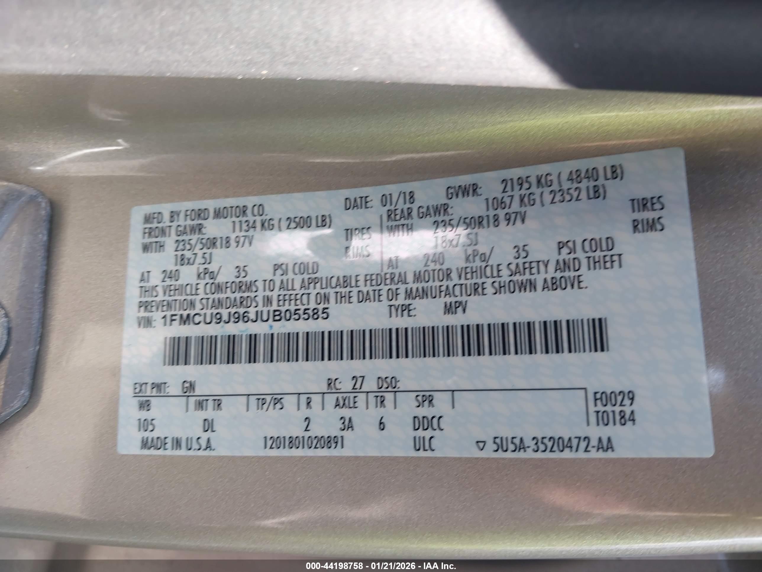 FORD ESCAPE image 9