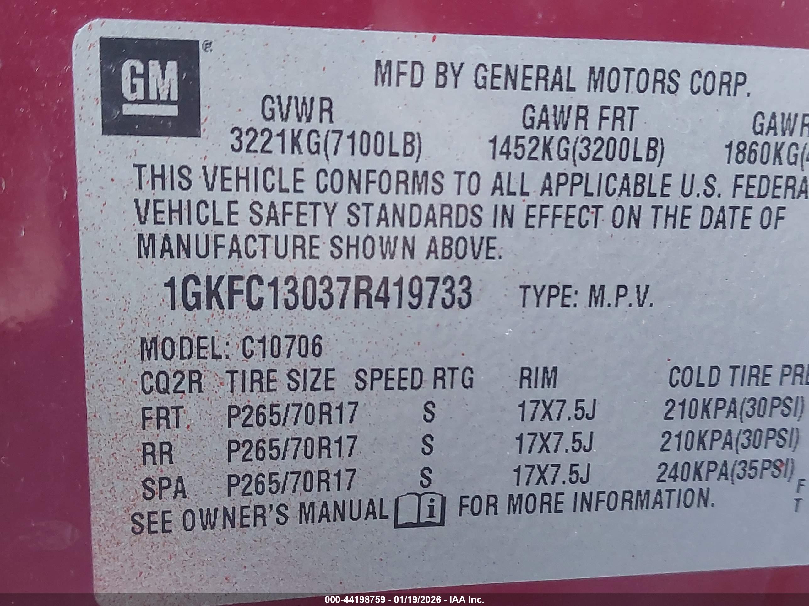 GMC YUKON image 9