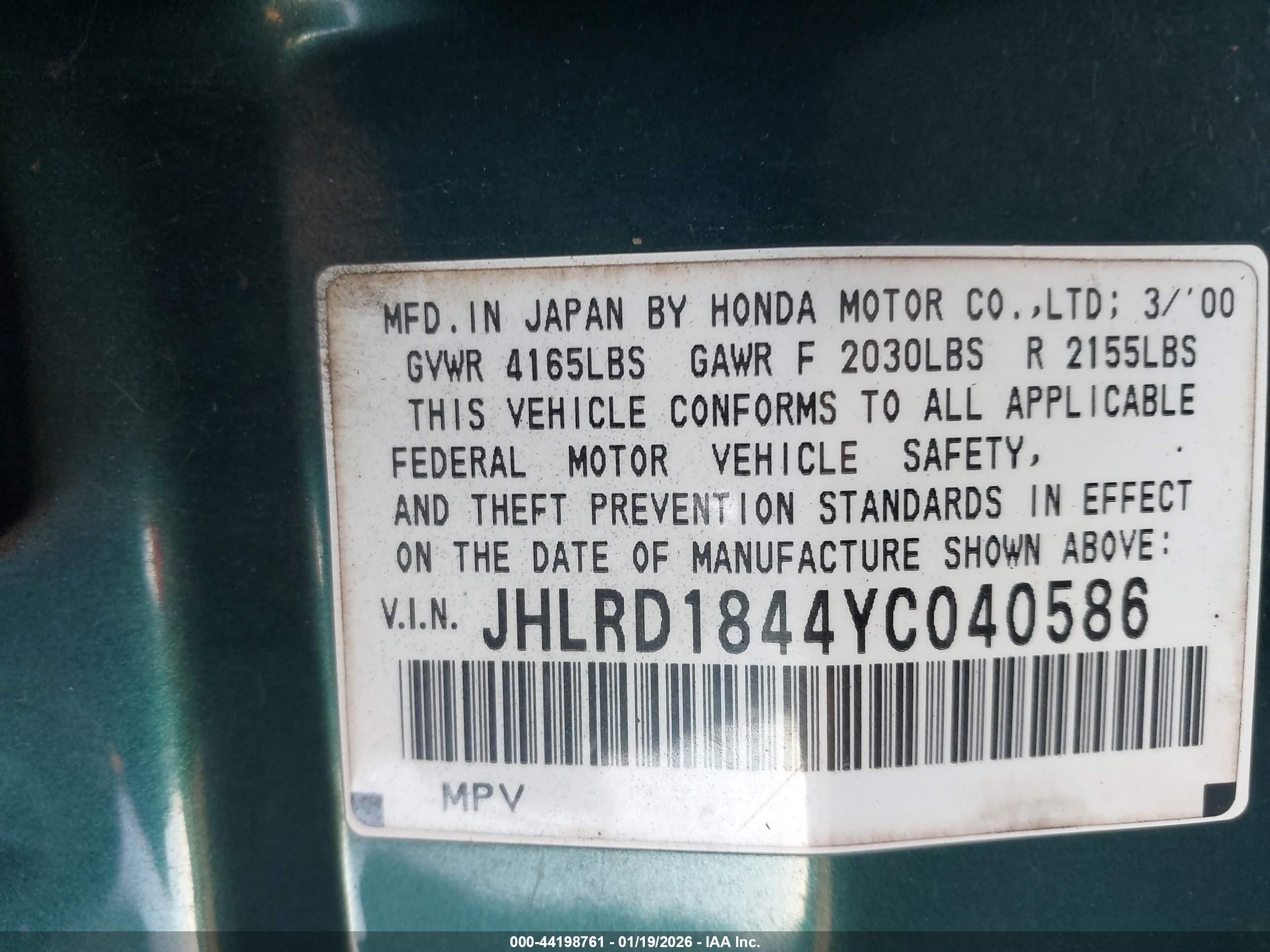 HONDA CR-V image 9