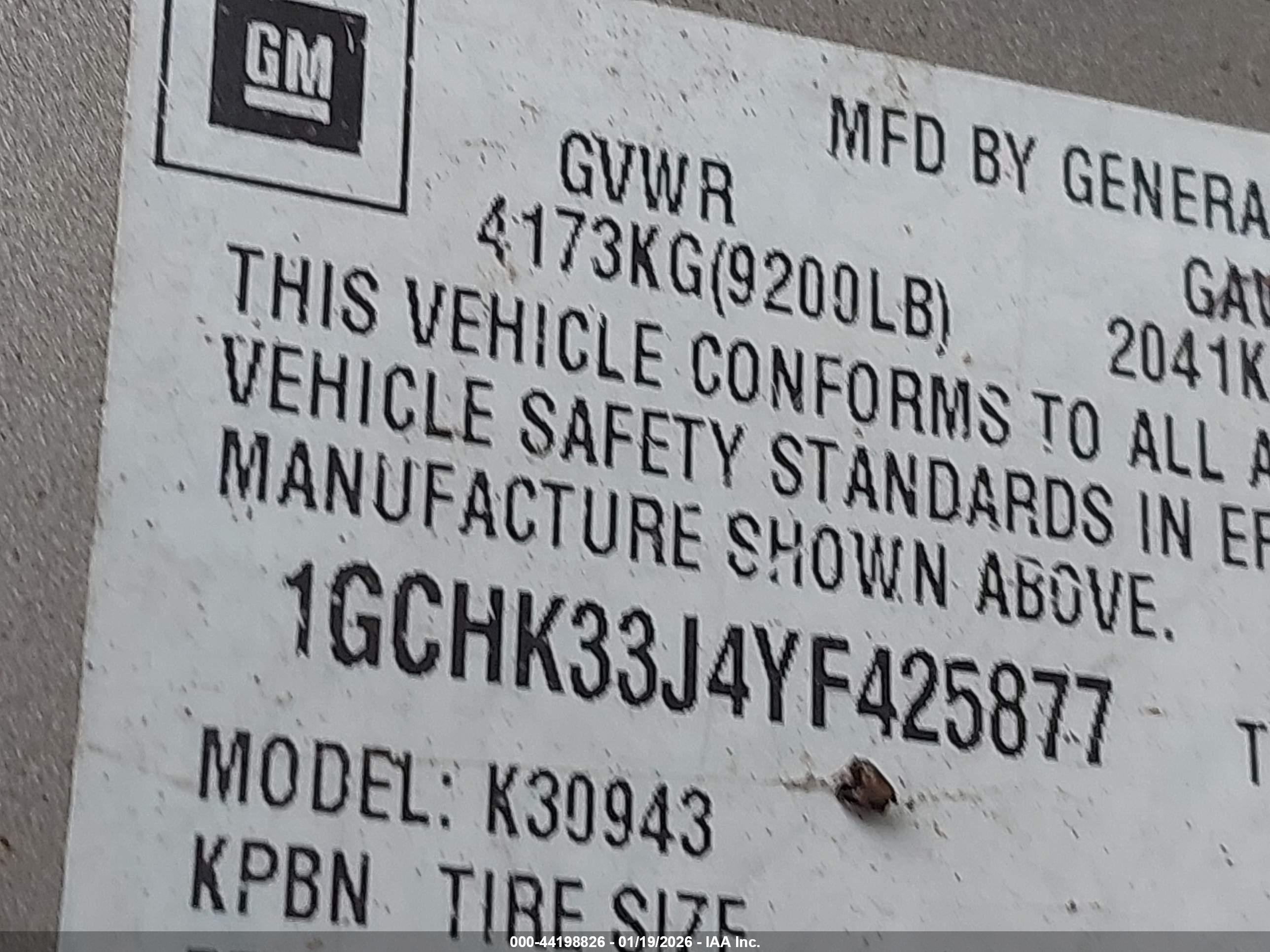 CHEVROLET K3500 image 9