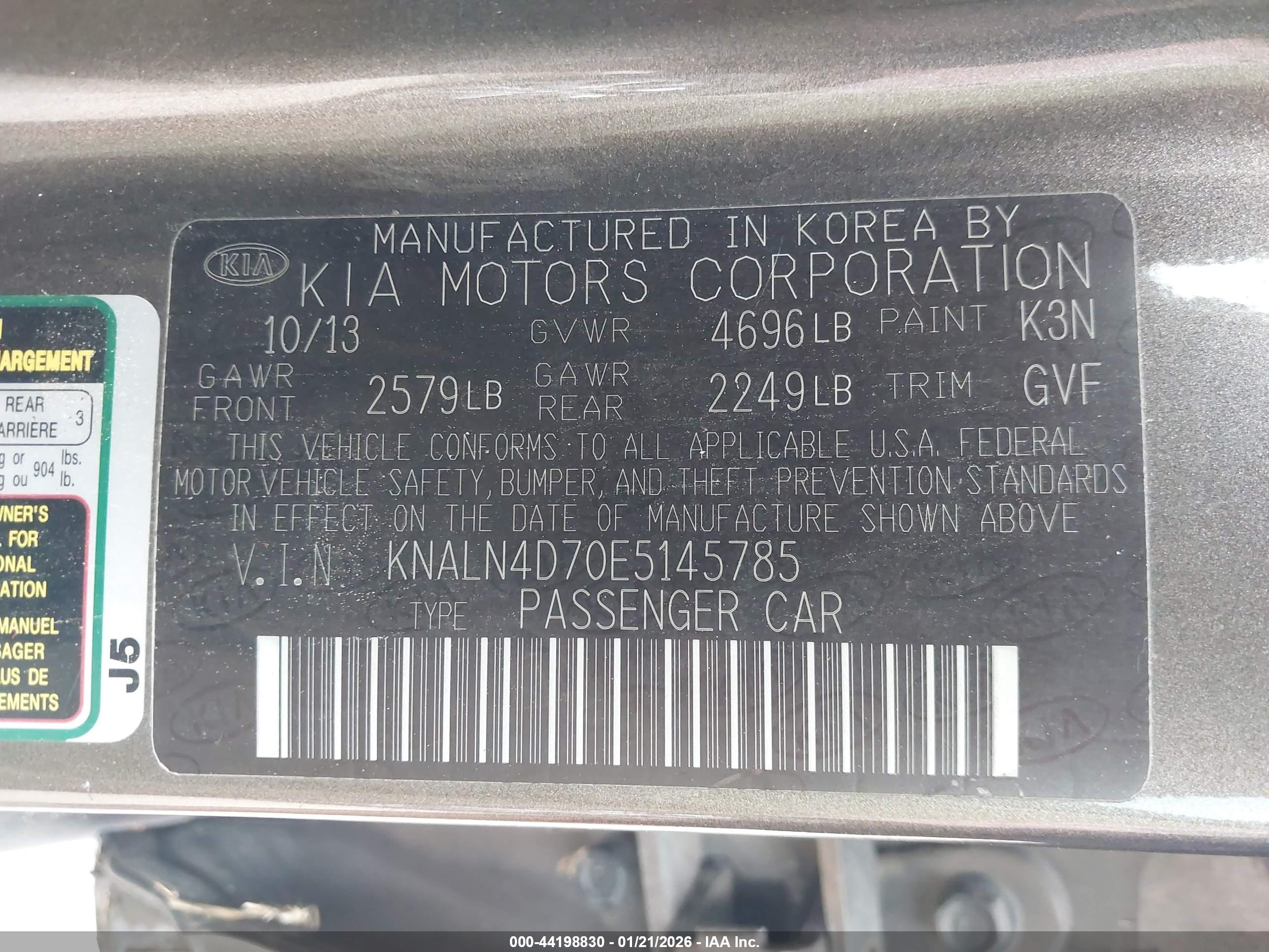 KIA CADENZA image 9