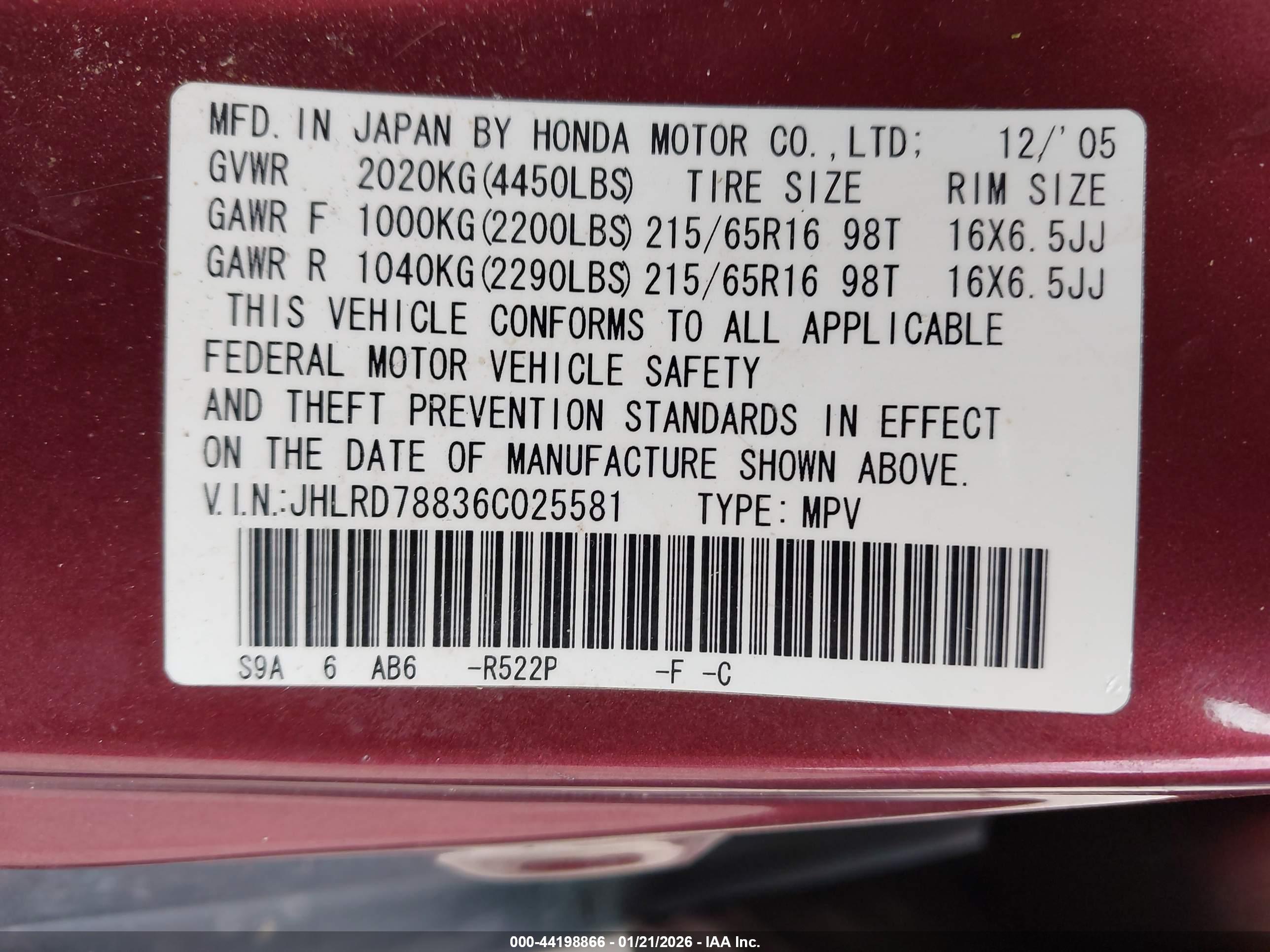 HONDA CR-V image 9