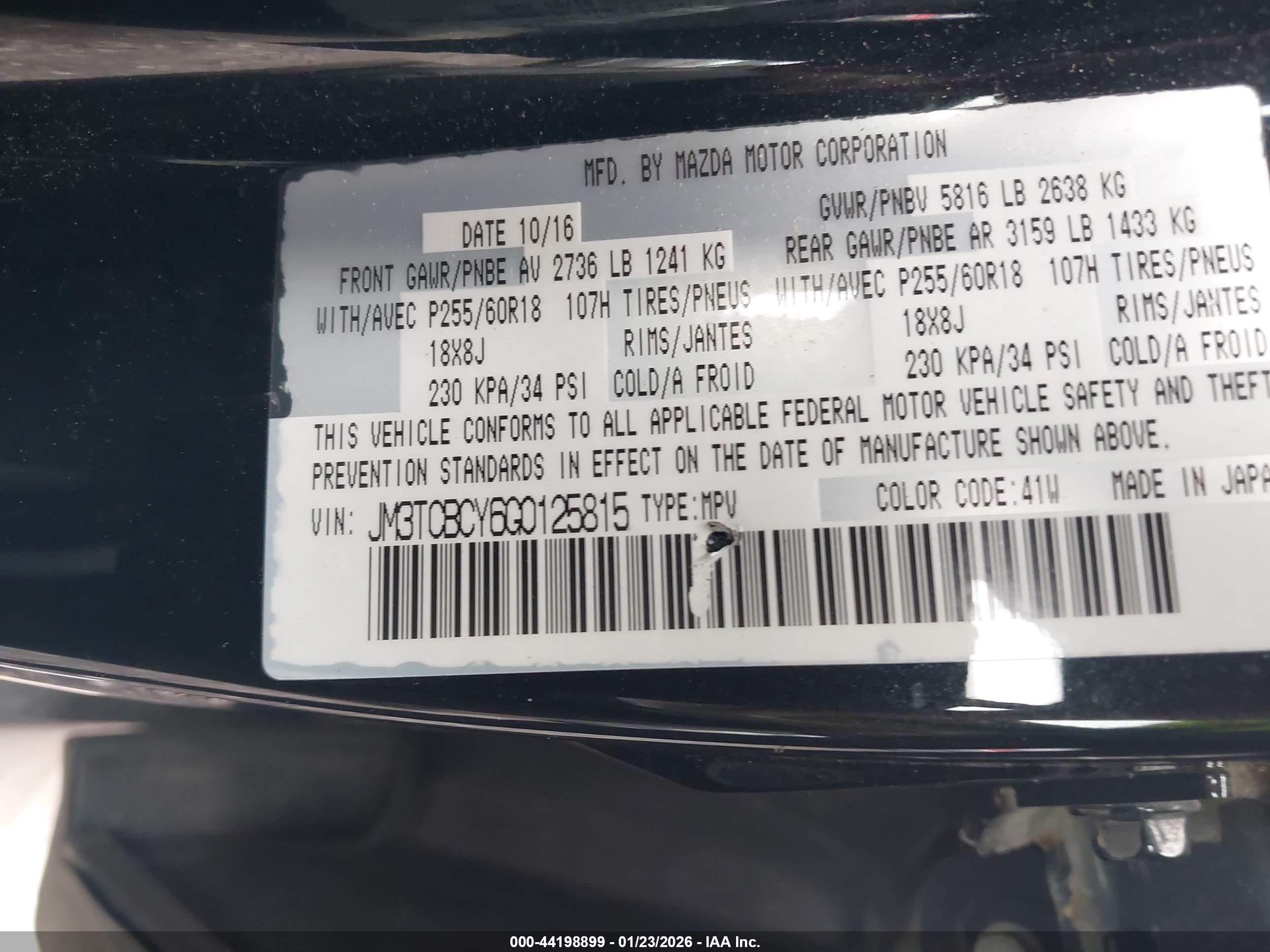 MAZDA CX-9 image 9