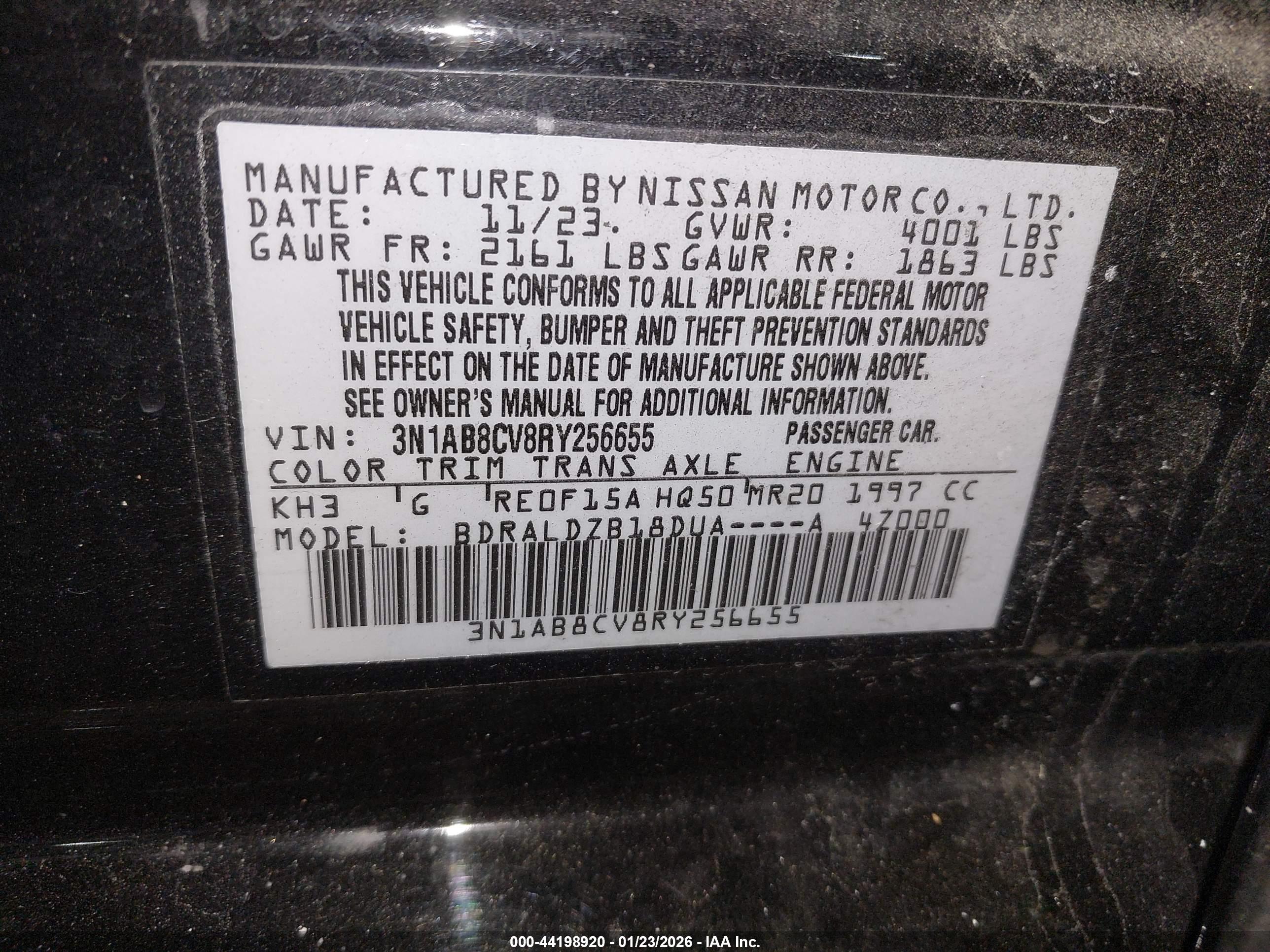 NISSAN SENTRA image 9