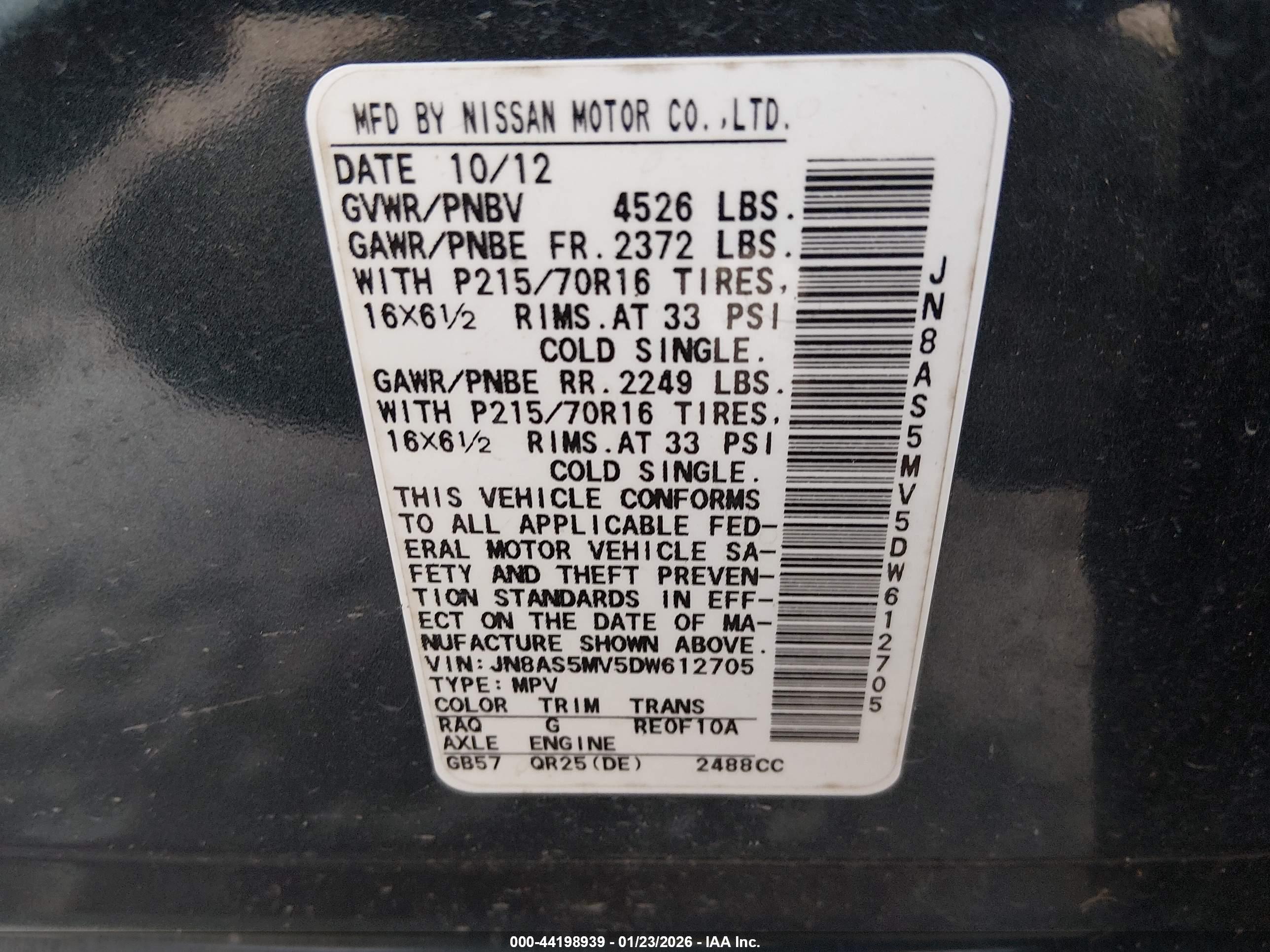 NISSAN ROGUE image 9