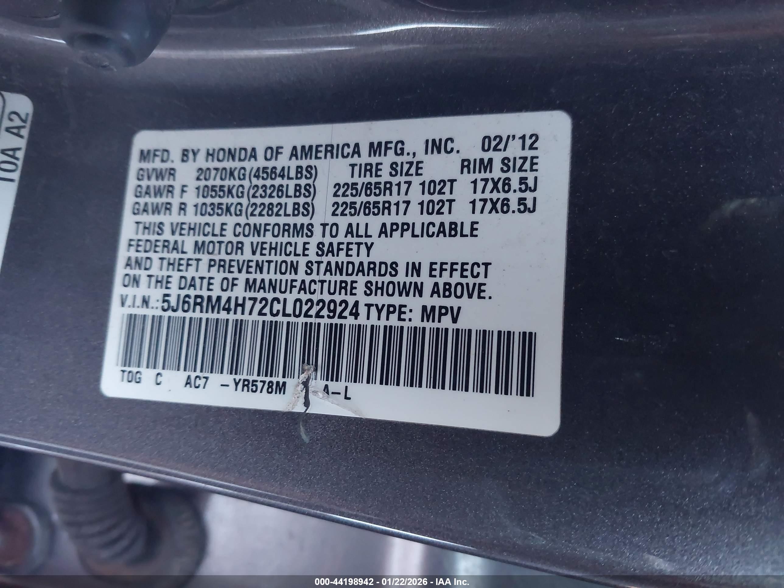 HONDA CR-V image 9
