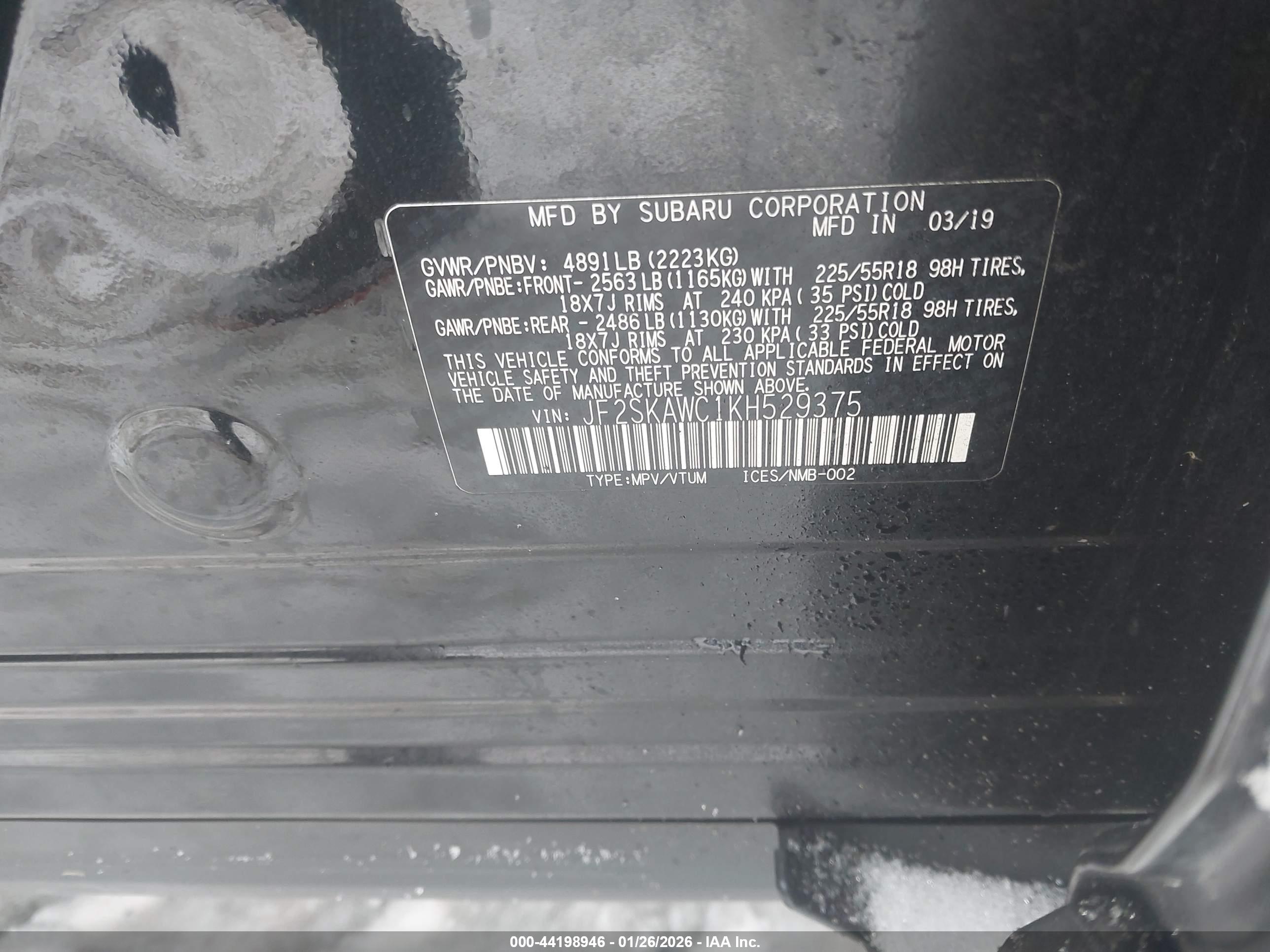 SUBARU FORESTER image 9