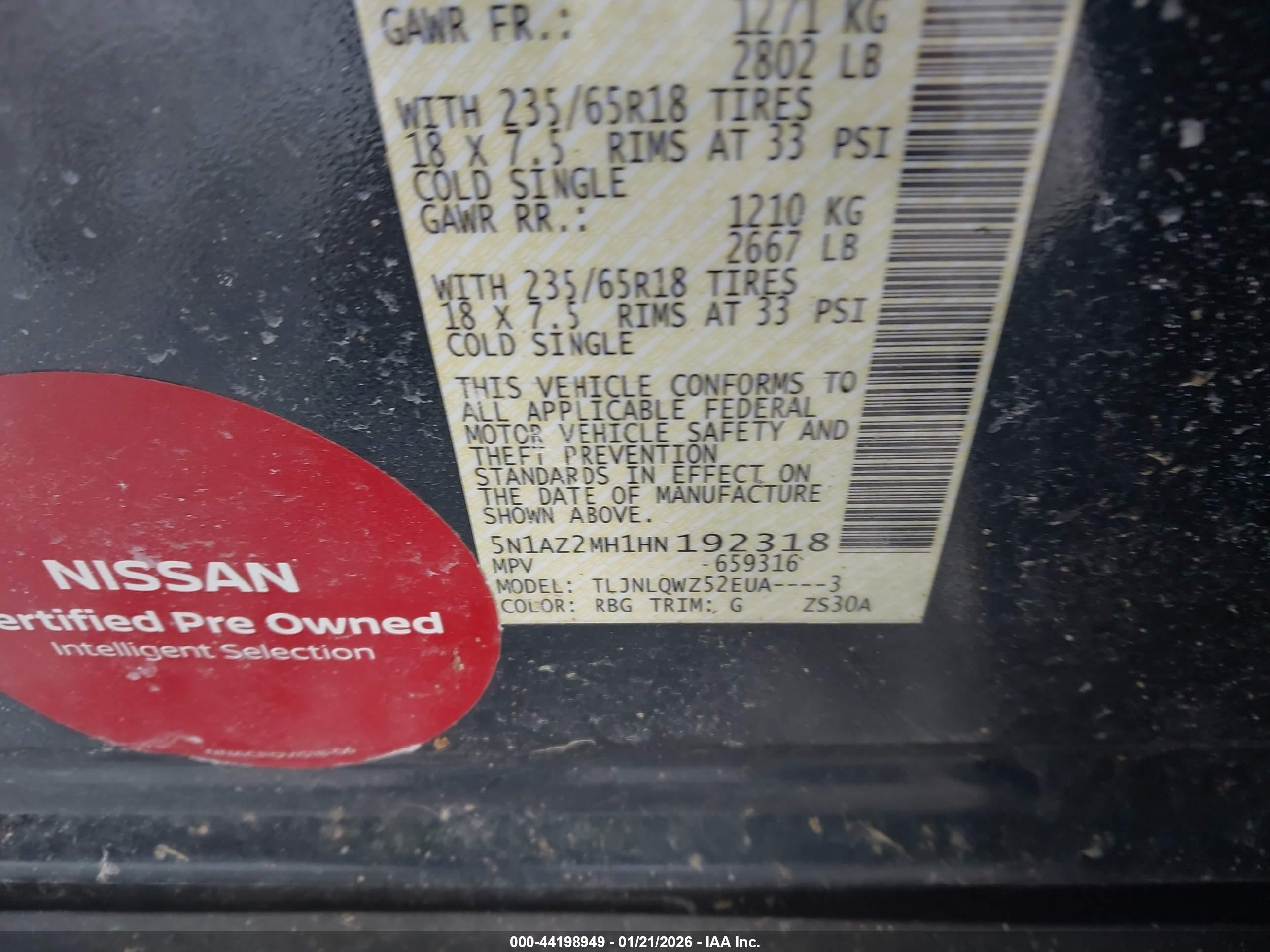 NISSAN MURANO image 9