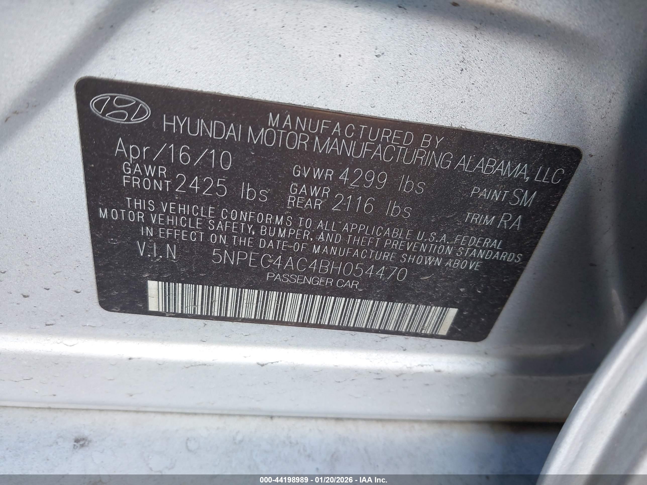 HYUNDAI SONATA image 9